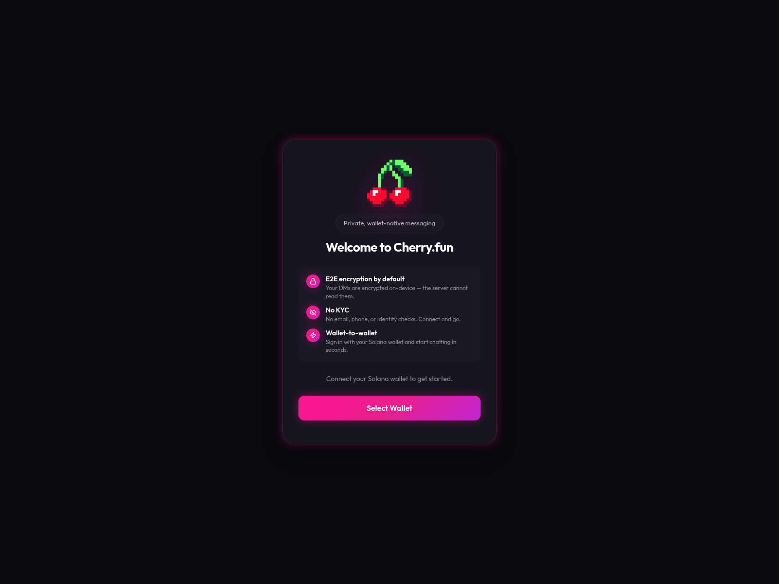 Screenshot of airdrop.cherrysol.fun