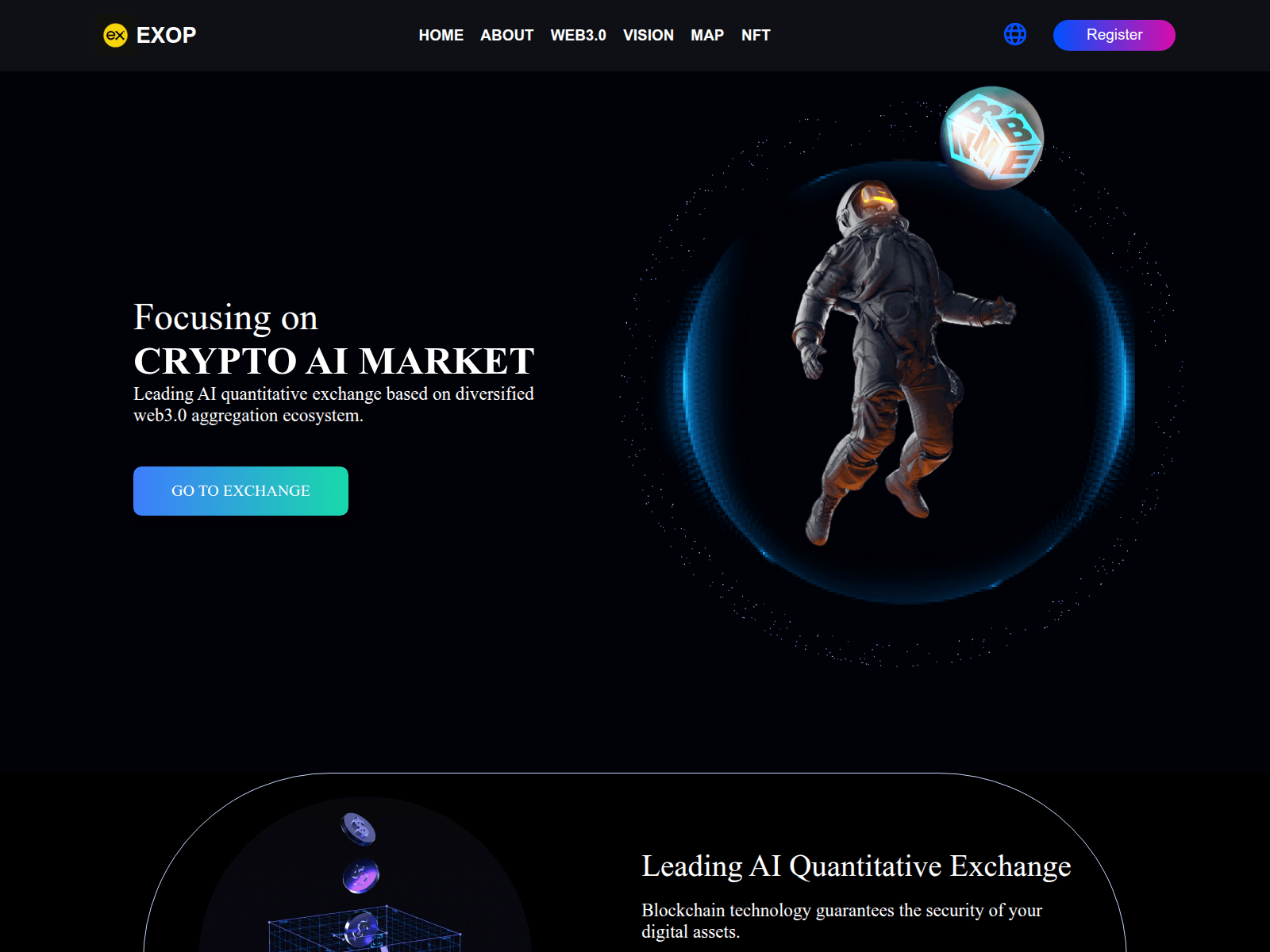 Screenshot of exopexchange.com