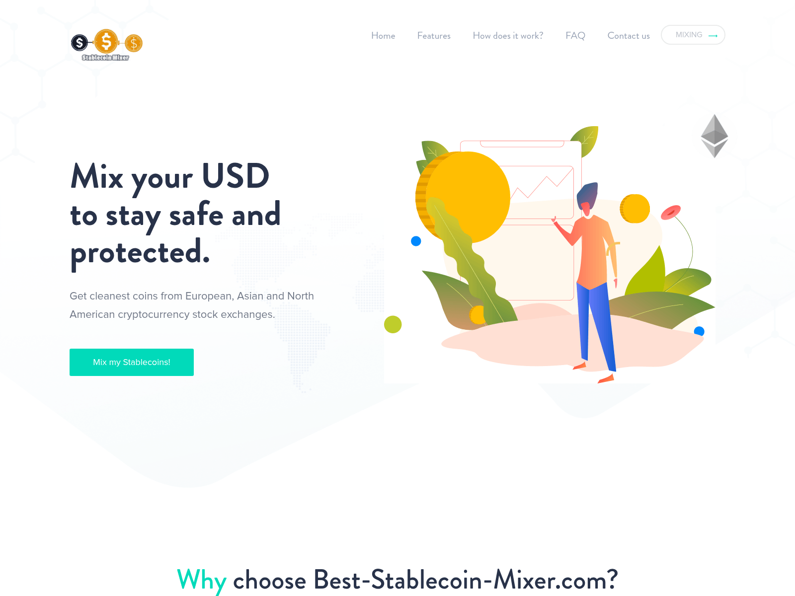 Screenshot of best-stablecoin-mixer.com