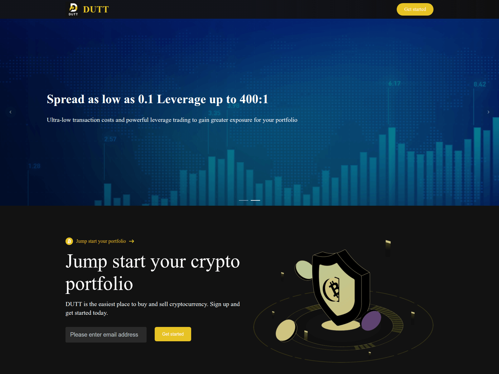 Screenshot of duttcex.org