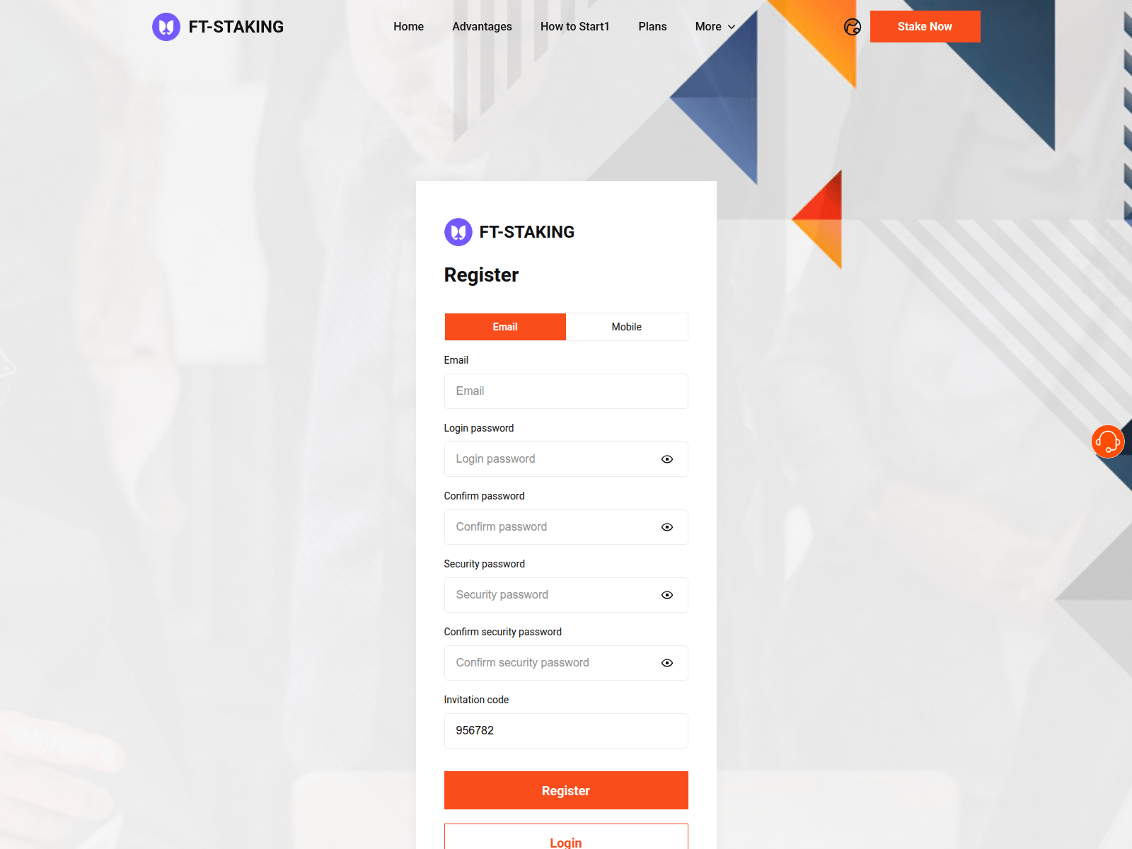 Screenshot of ft-staking.cc