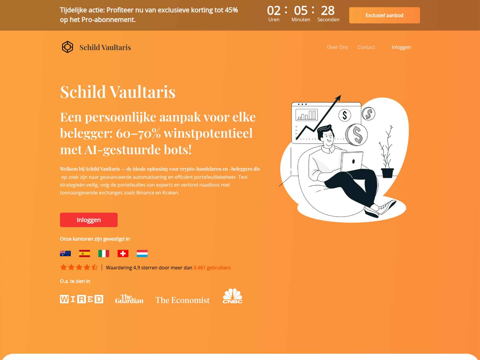 Screenshot of schildvaultarisbe.com