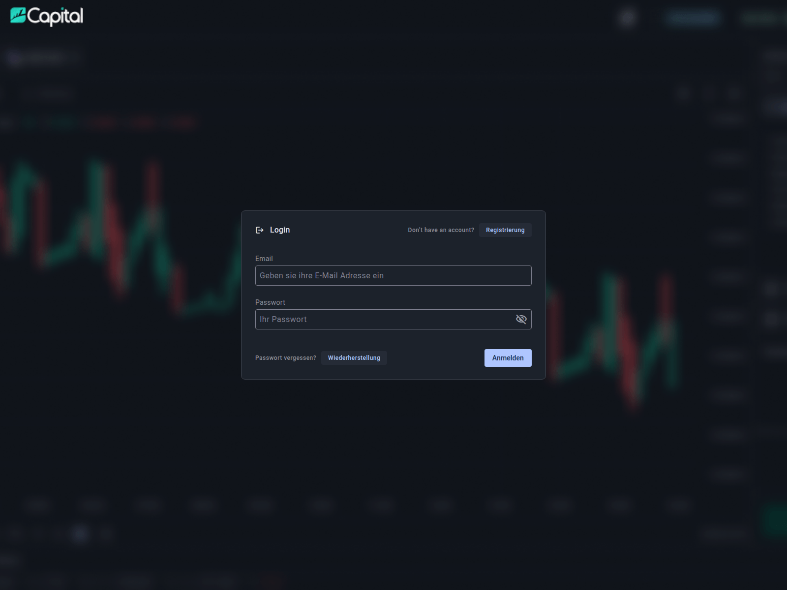 Screenshot of app.cfdcapitalcompany.com