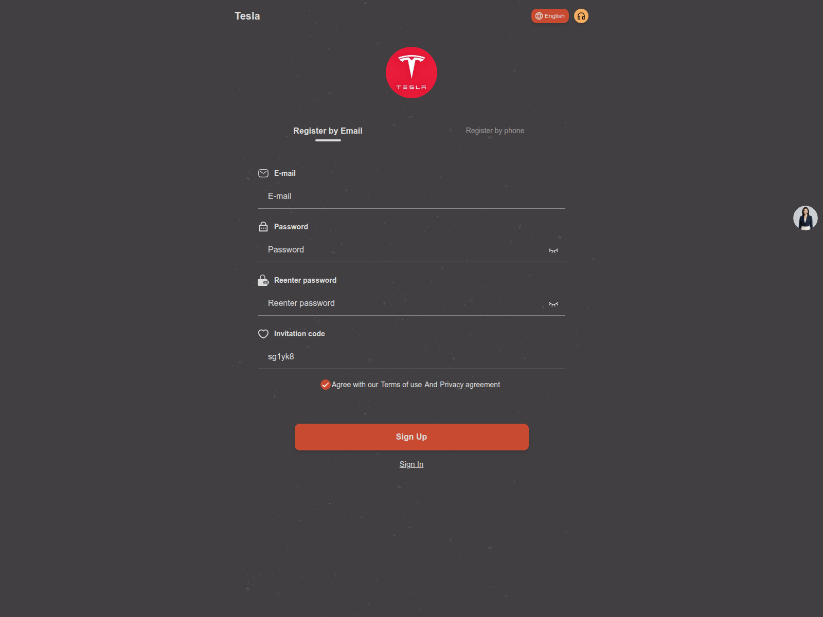 Screenshot of tesla.xn--zuverlssig-v5a.life