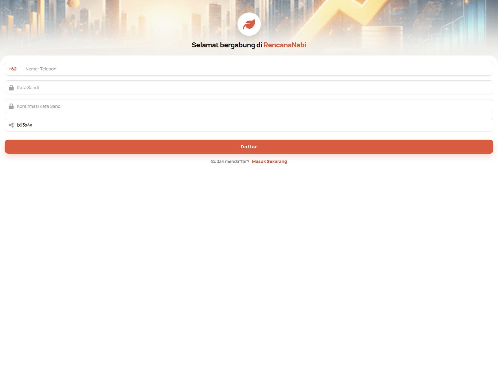 Screenshot of m.rencananabi.com