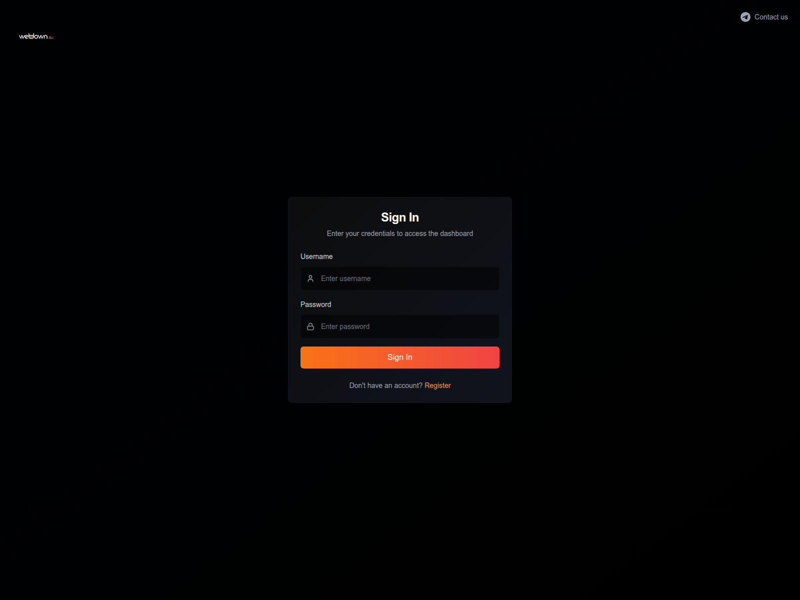 Forensic screenshot of webdown.su