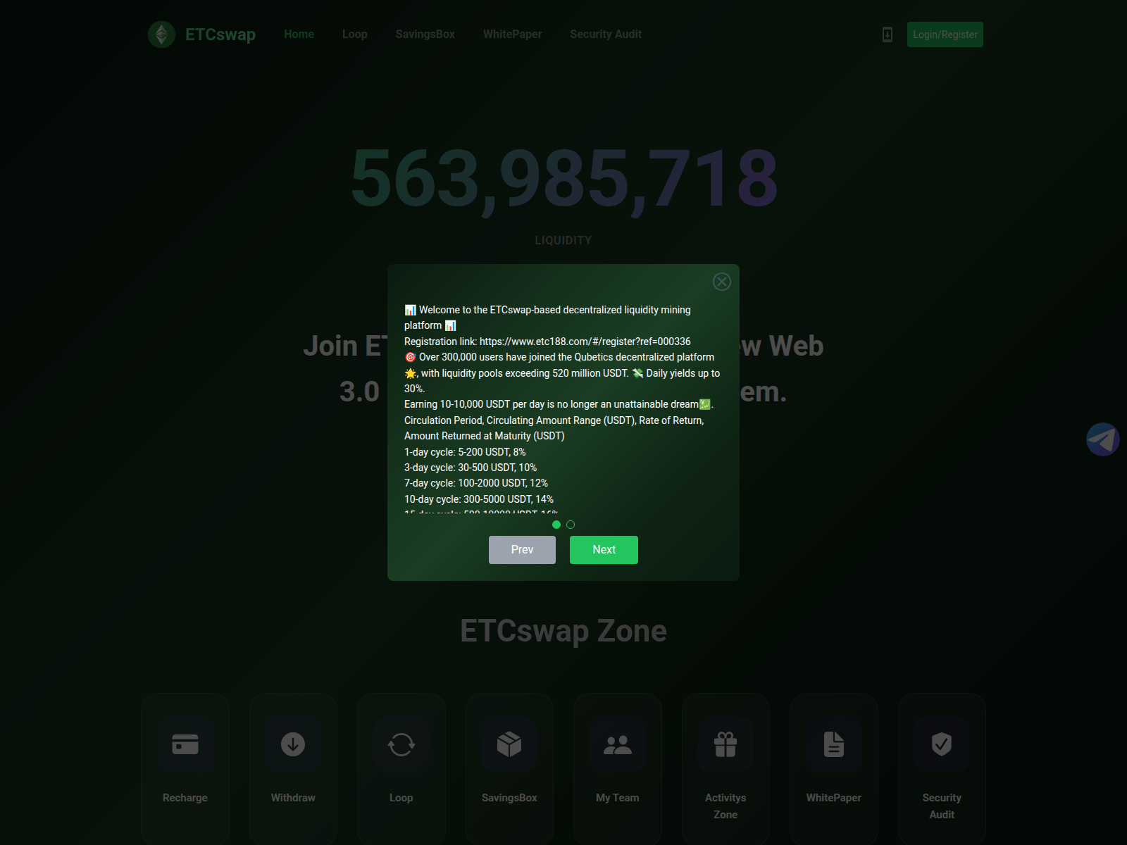 Screenshot of www.sandns.com