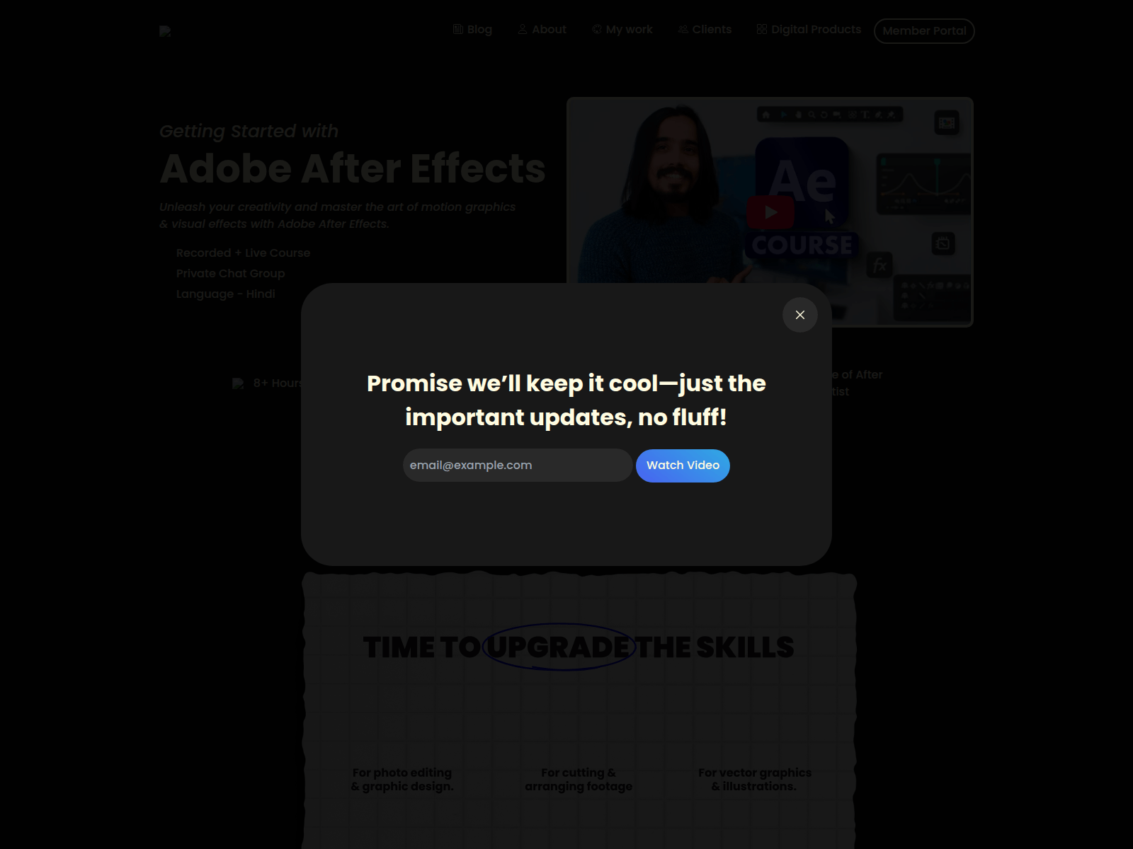 Screenshot of learnae.manavisuals.in