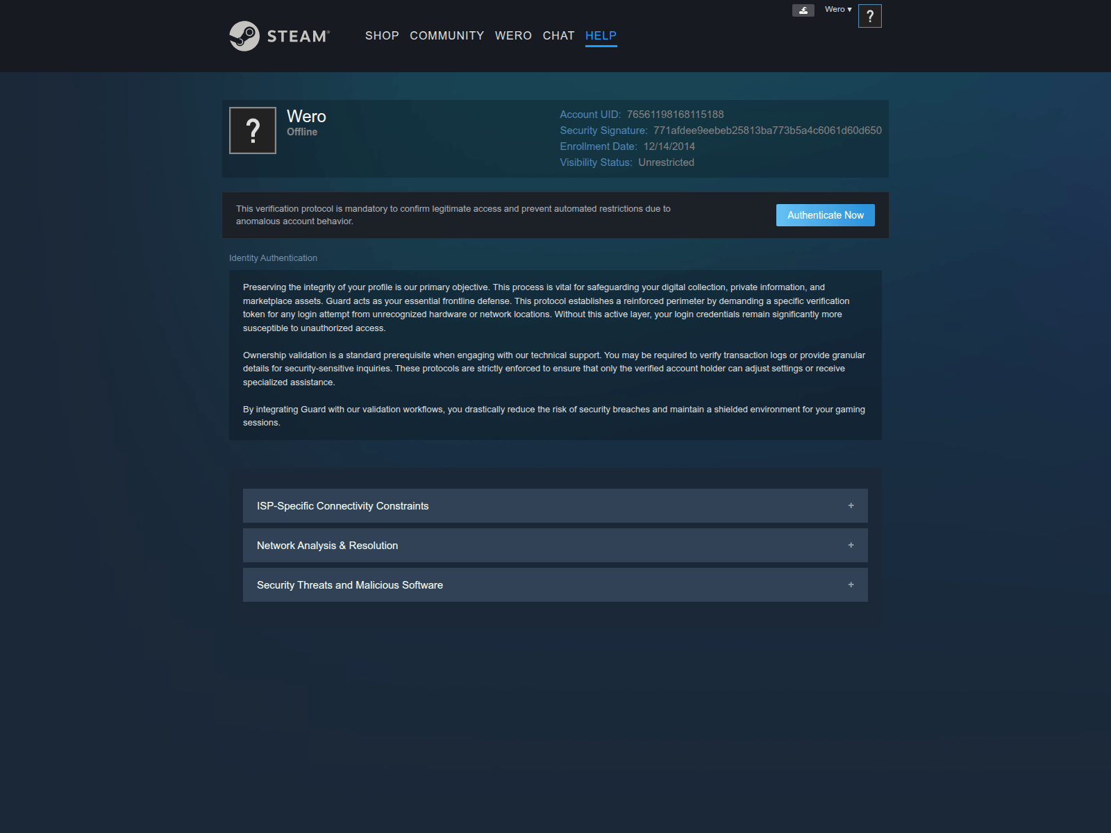 Forensic screenshot of help.ipsconfirm.com