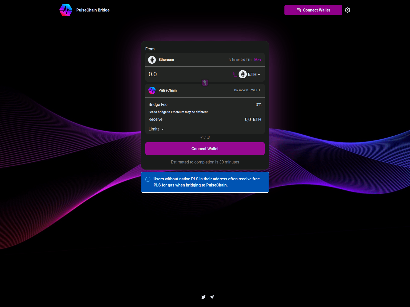 Forensic screenshot of bridge-pulsechain.com