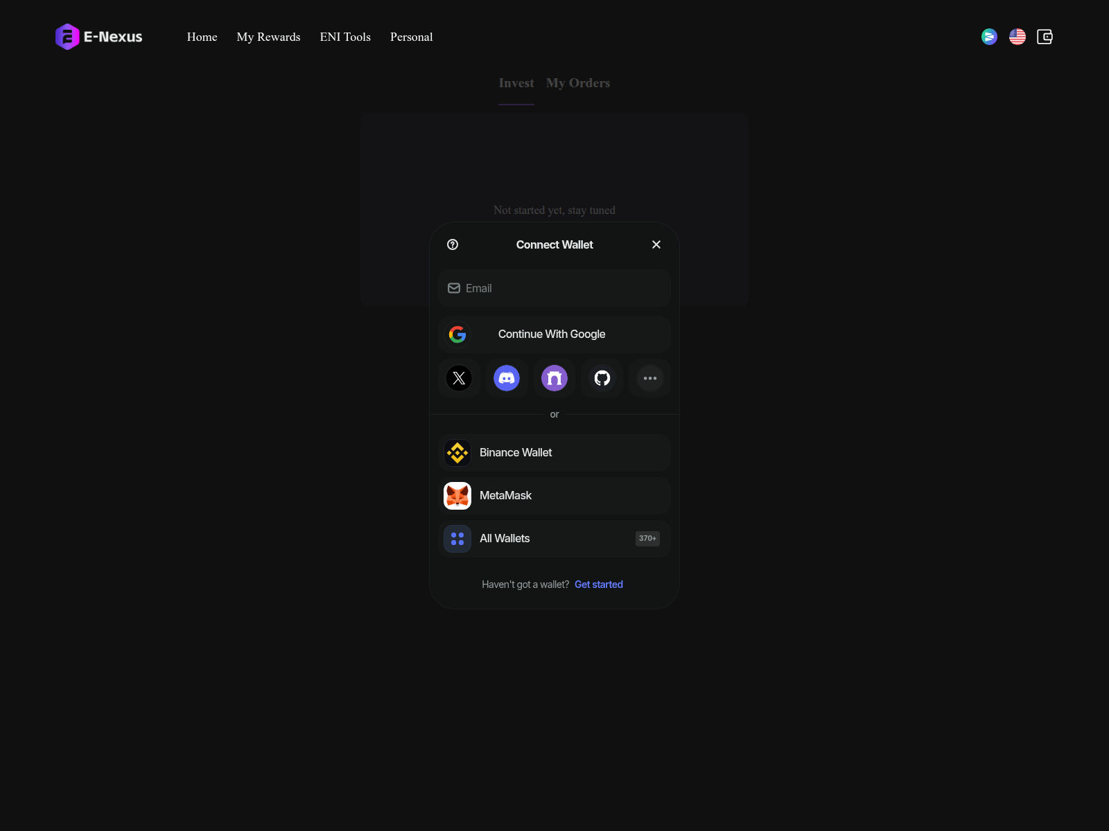 Screenshot of enexus.app