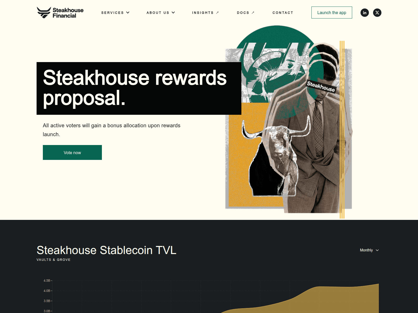 Screenshot of steakhousefinancial.xyz