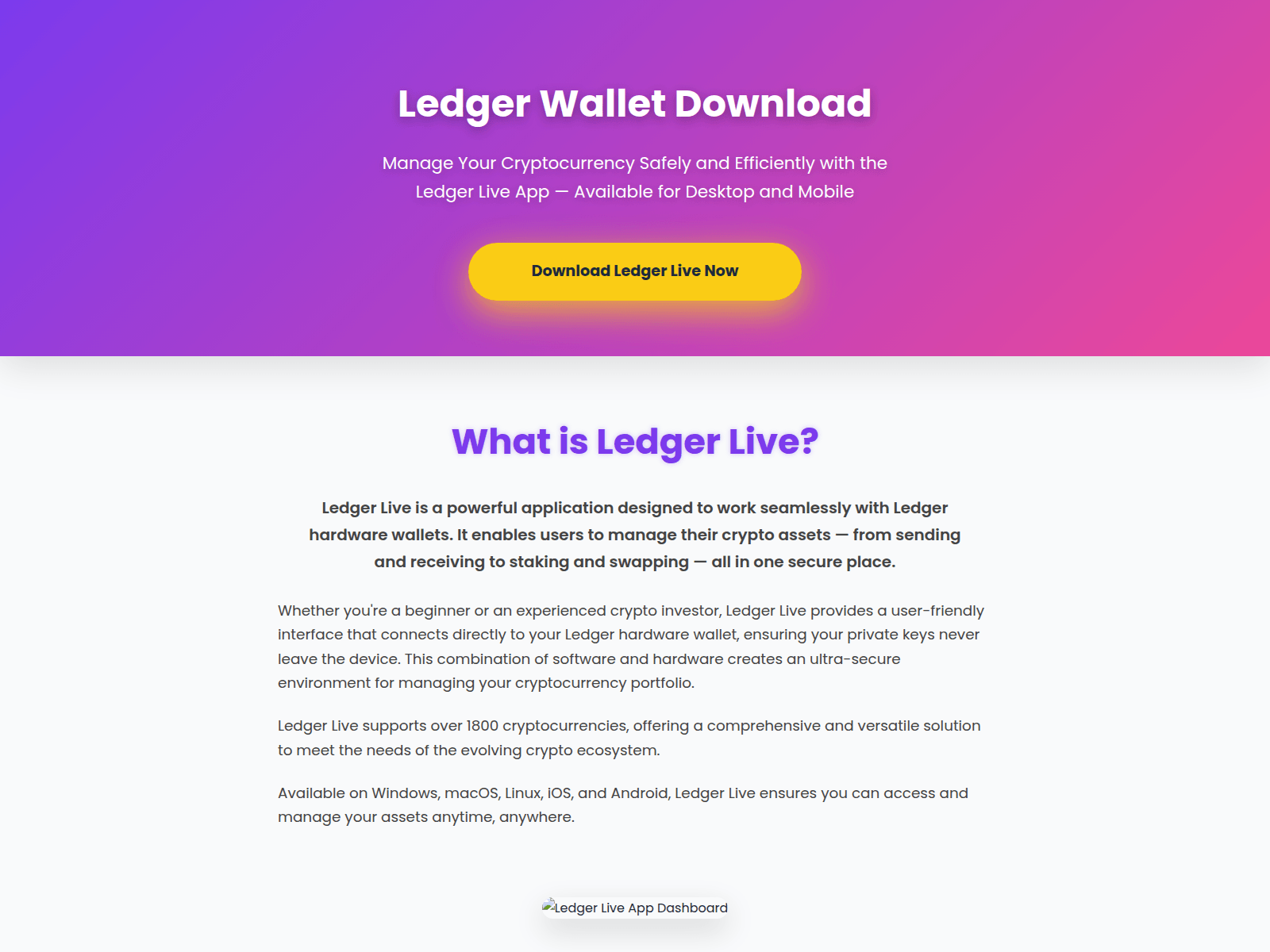 Screenshot of ledger-wallet-login.pages.dev