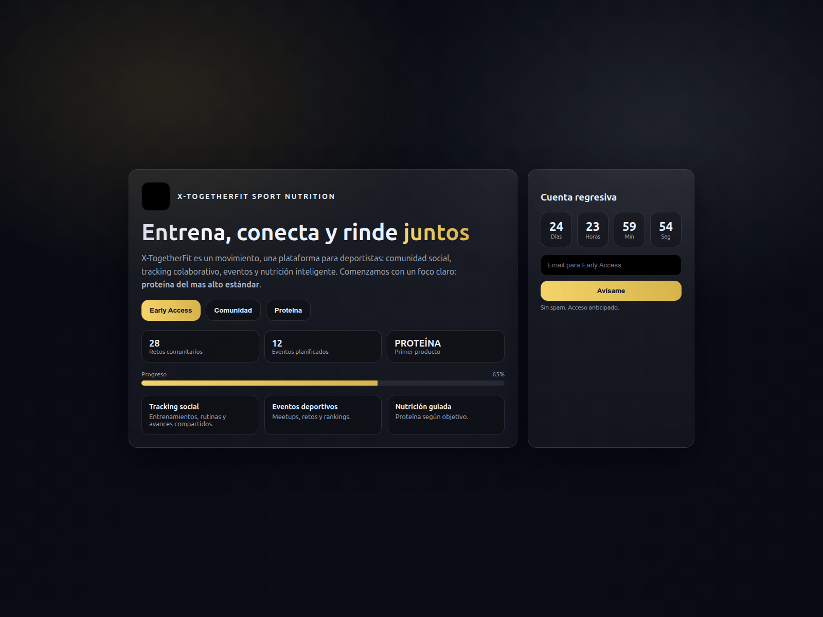 Forensic screenshot of xtogetherfit.com