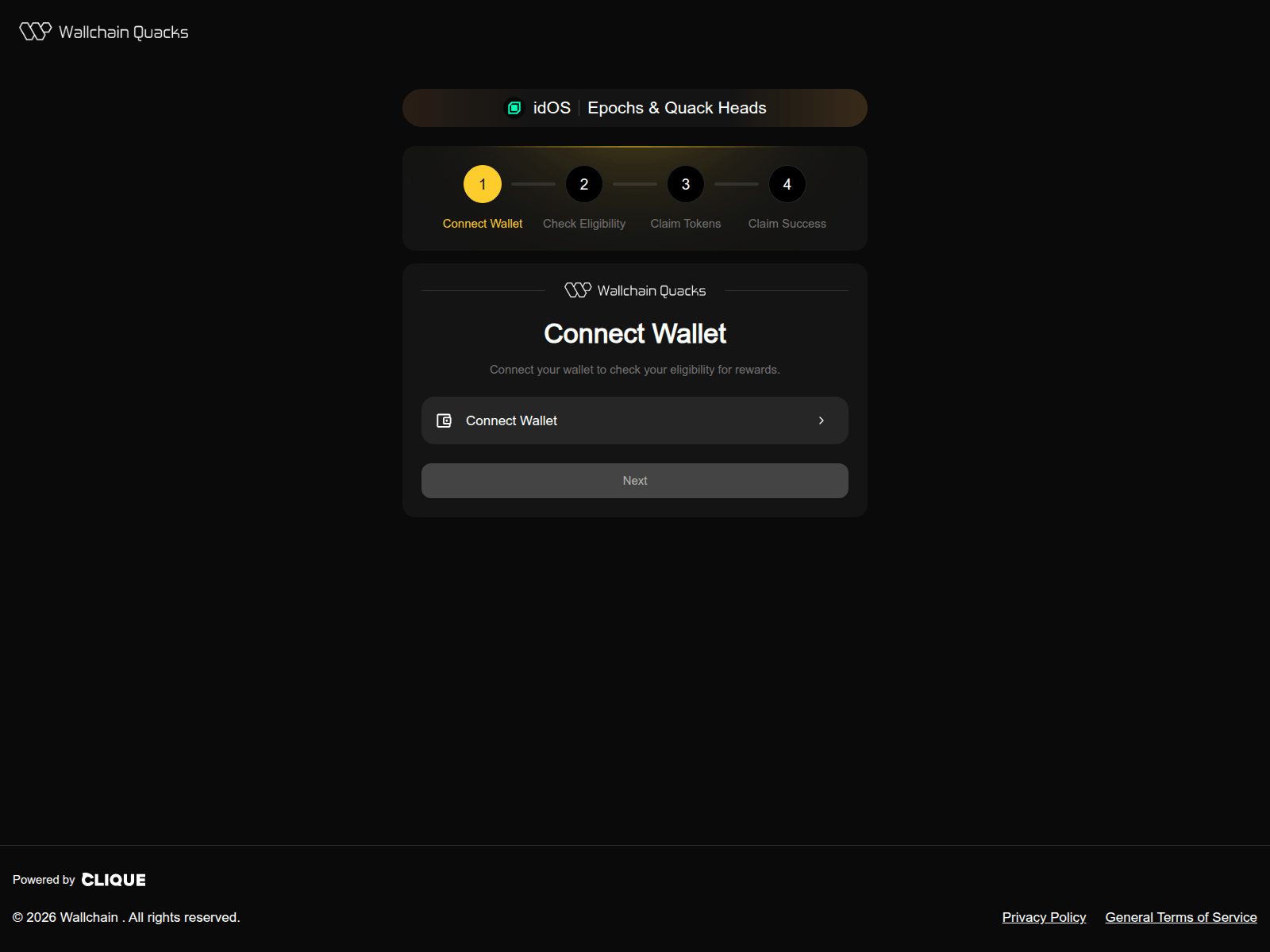 Screenshot of claim-wallchain.info