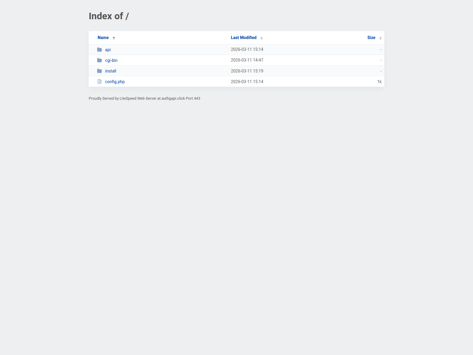 Screenshot of authgapi.click