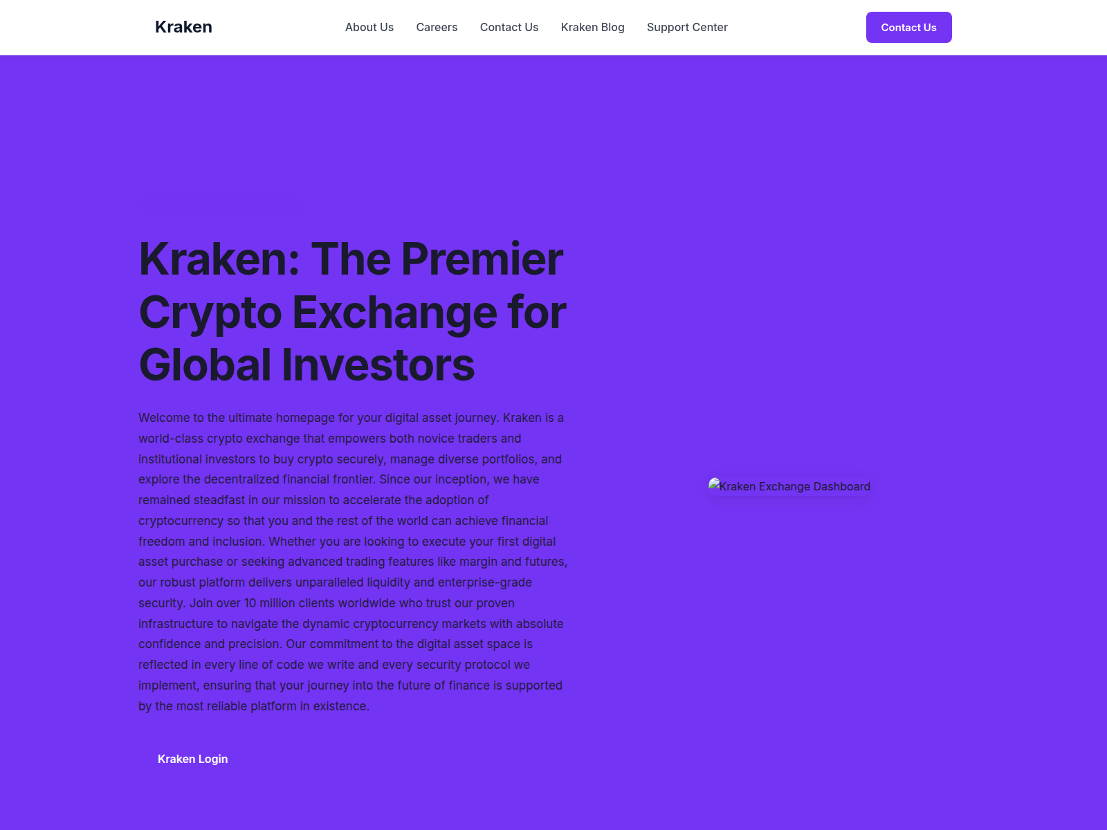 Forensic screenshot of krakenpro.co.com