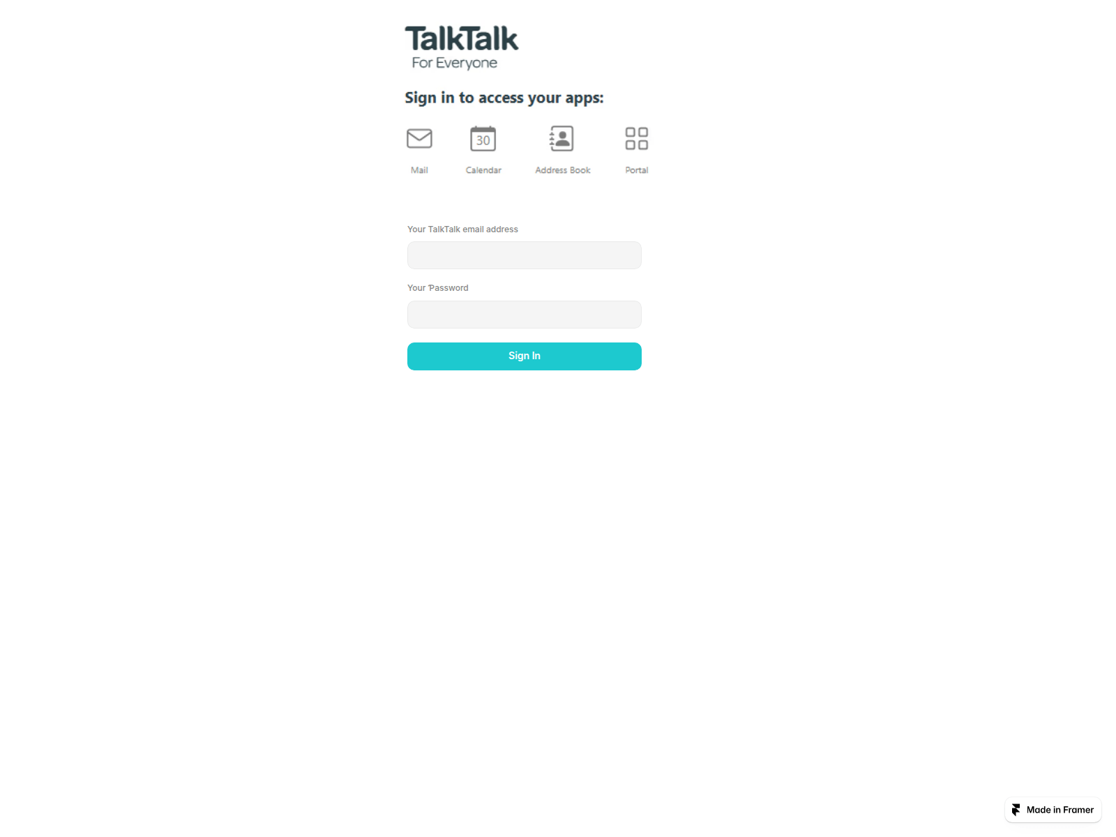 Screenshot of humble-basis-872912.framer.app