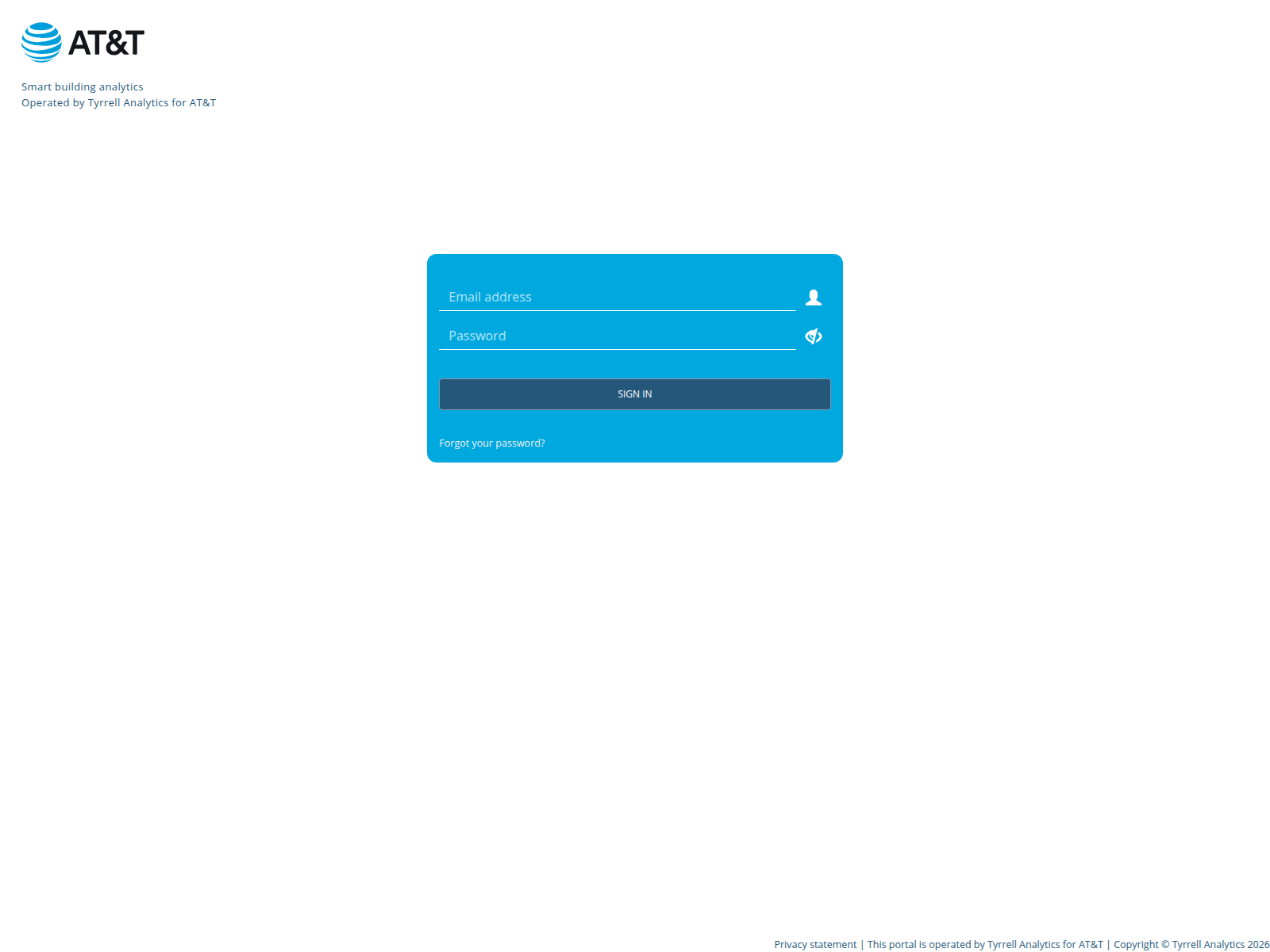 Screenshot of att.tyrrellanalytics.com