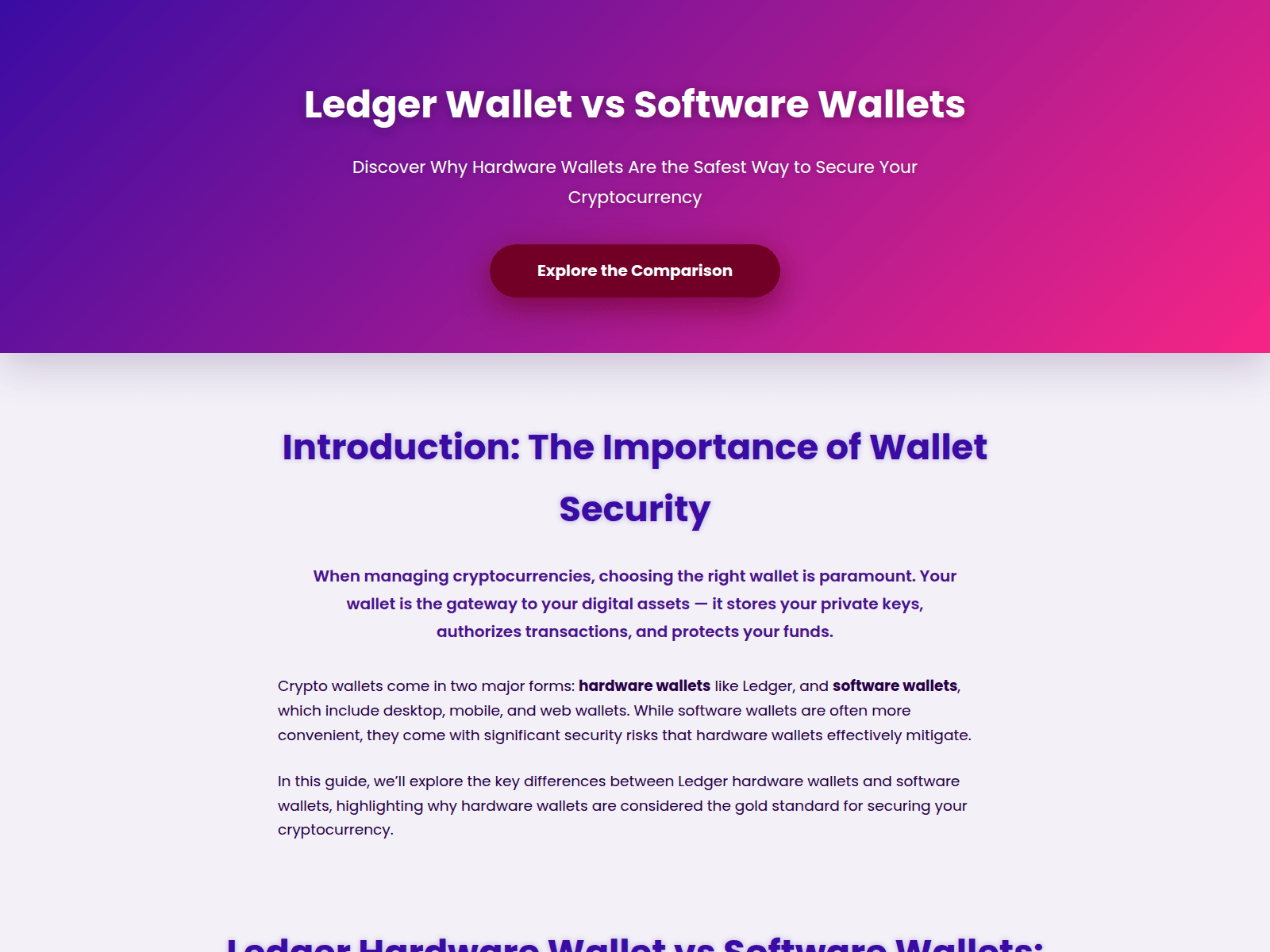 Screenshot of ledger-wallet-support.pages.dev