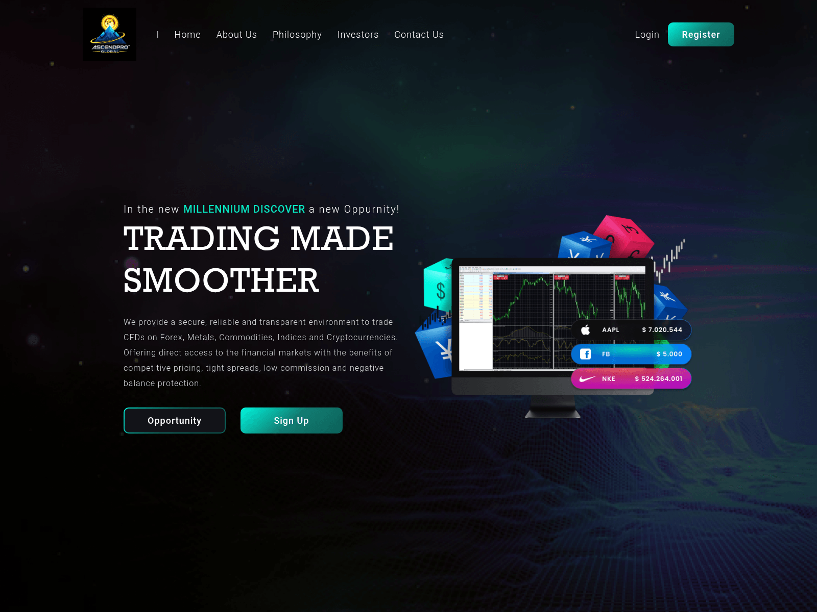 Forensic screenshot of ascendpro.biz