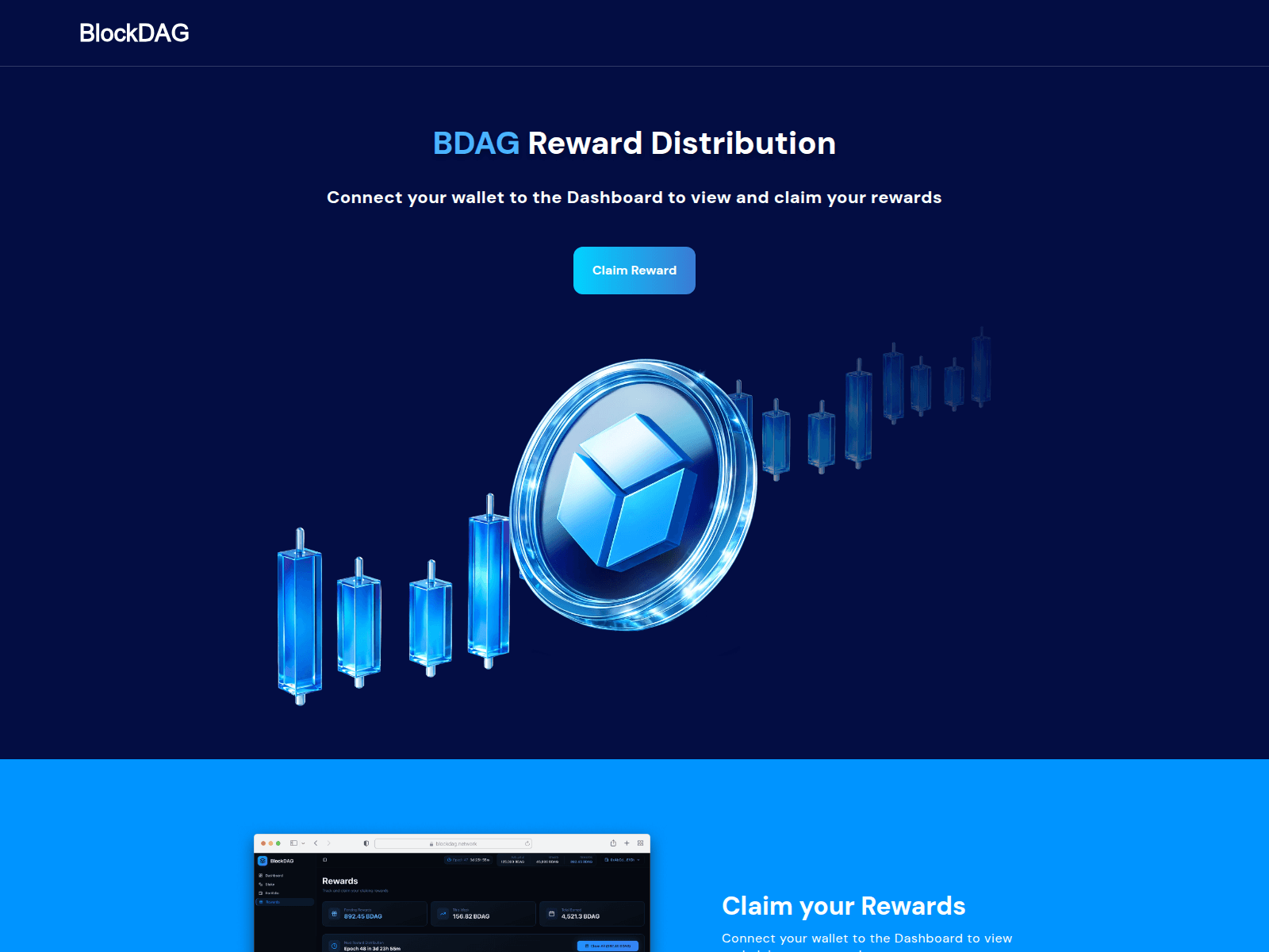 Screenshot of bdagreward.live