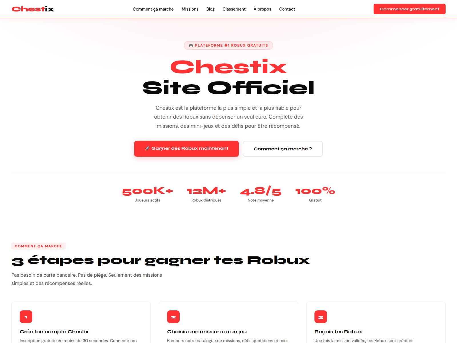 Forensic screenshot of chestix.live