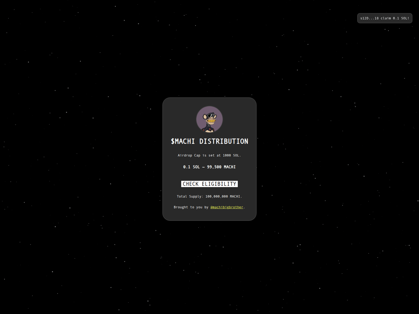 Screenshot of machi-allocations.xyz