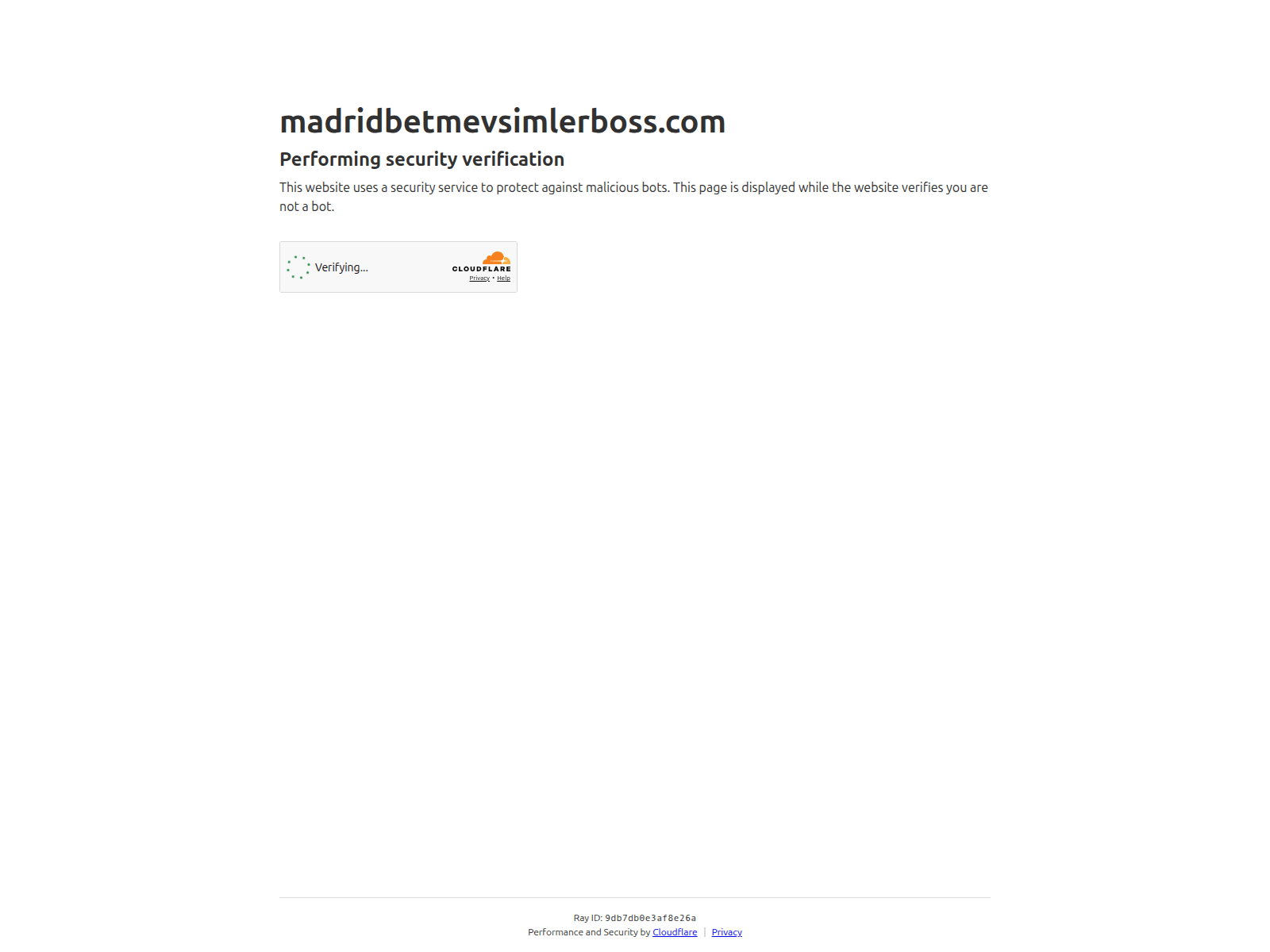 Screenshot of madridbetmevsimlerboss.com