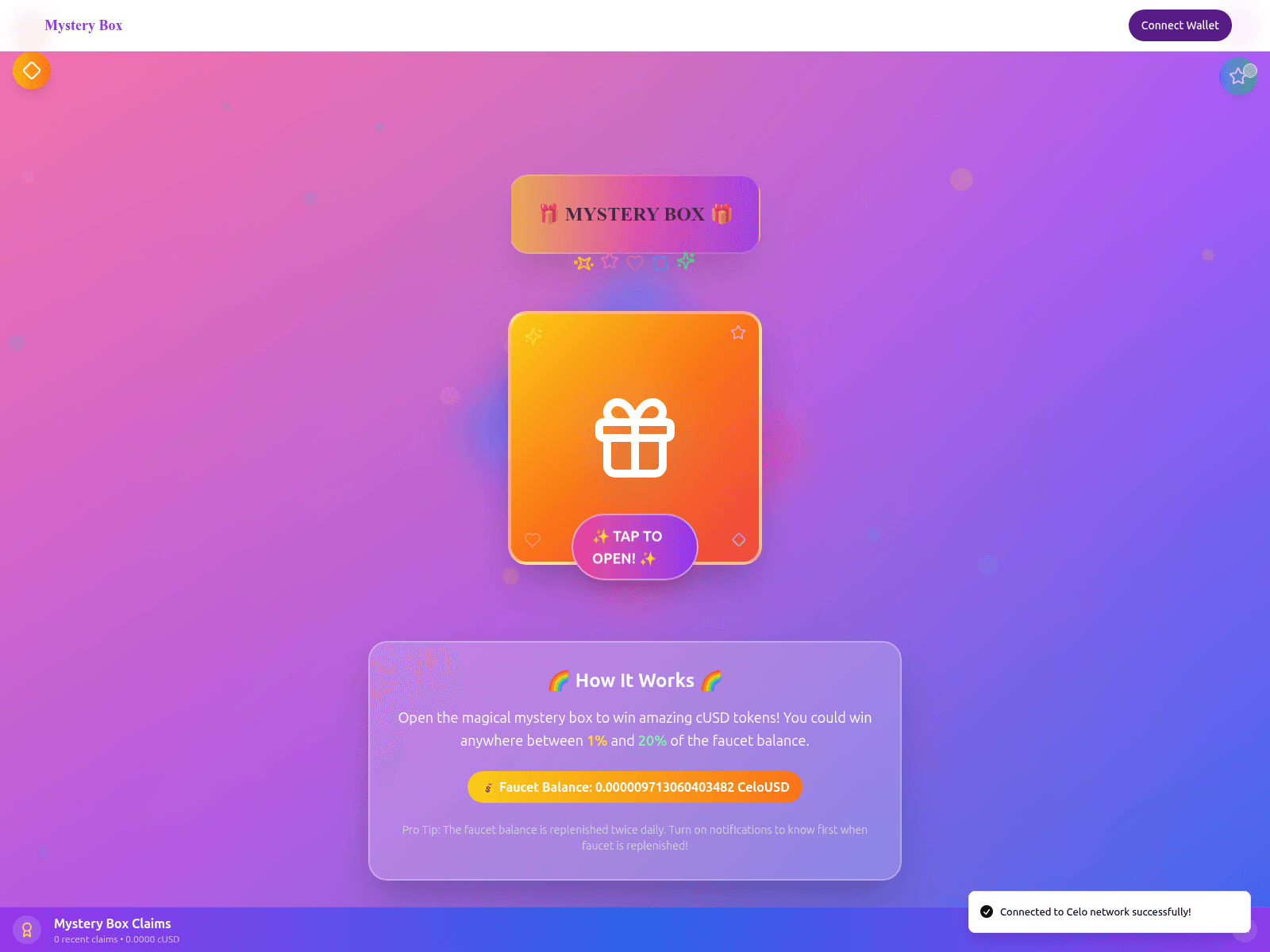 Screenshot of celomysterybox.vercel.app