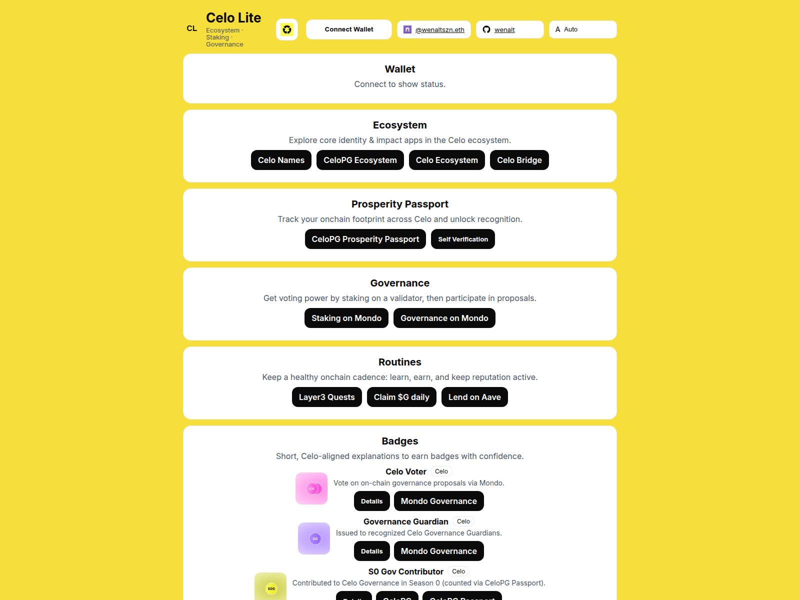 Screenshot of celo-lite.vercel.app