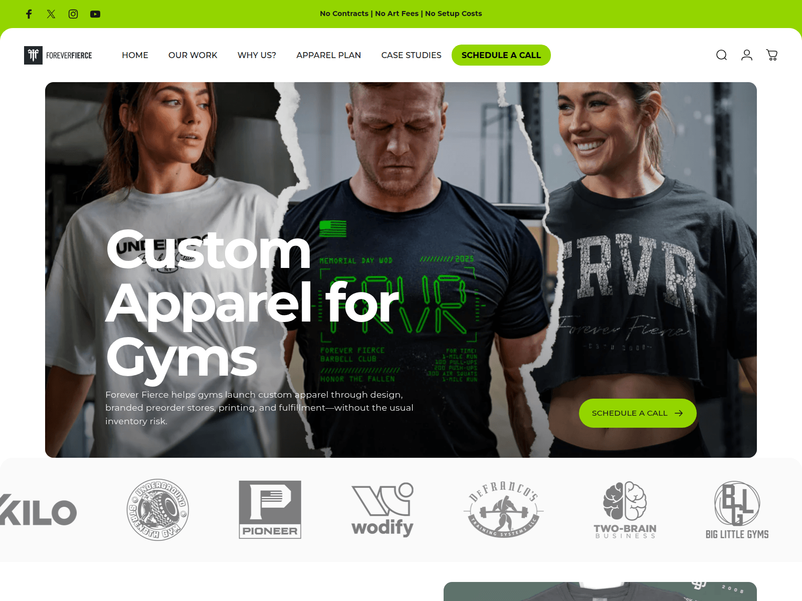 Screenshot of foreverfiercelogo.com