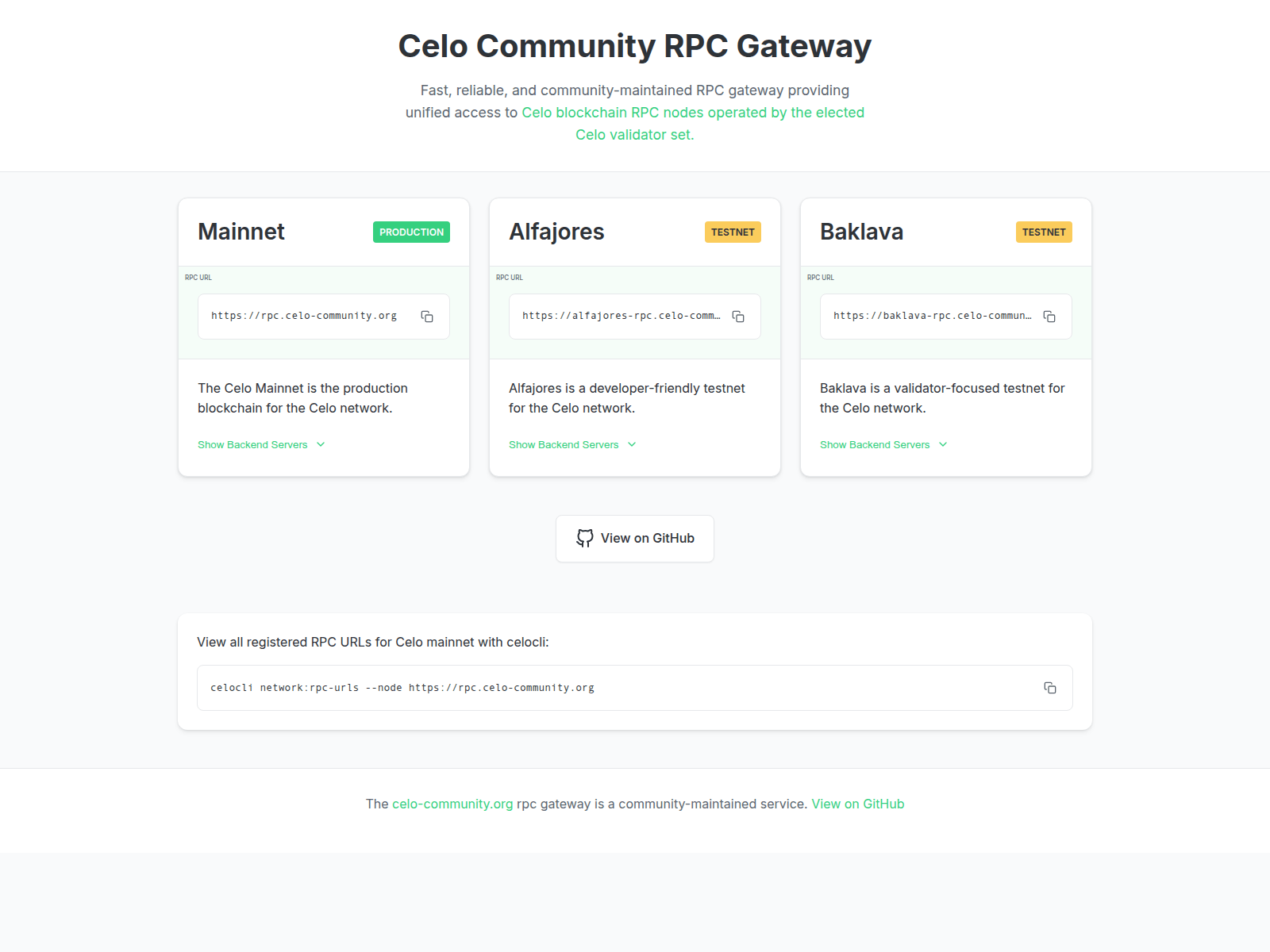 Forensic screenshot of celo-community-rpc.pages.dev