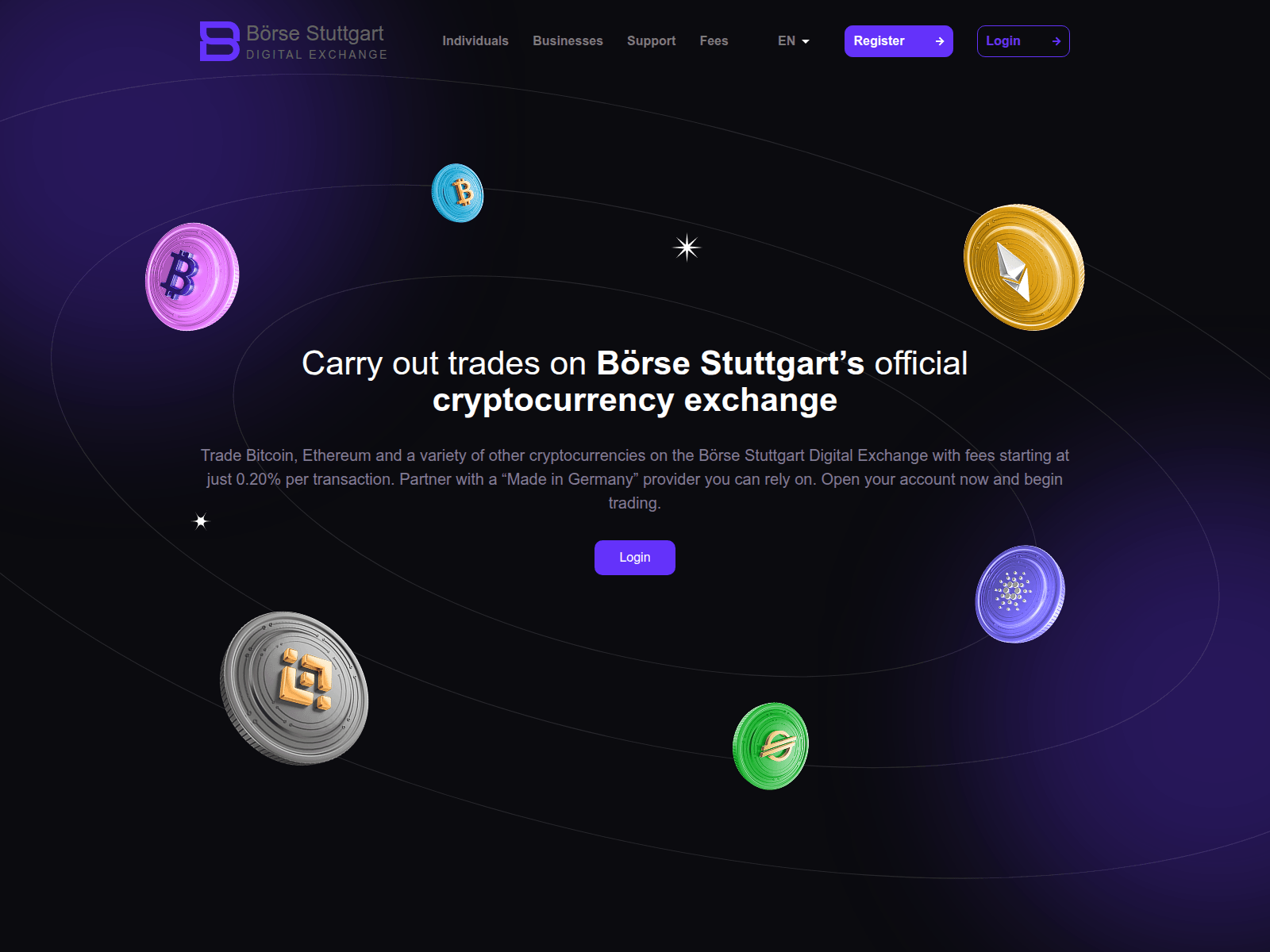 Screenshot of exchange-de.com