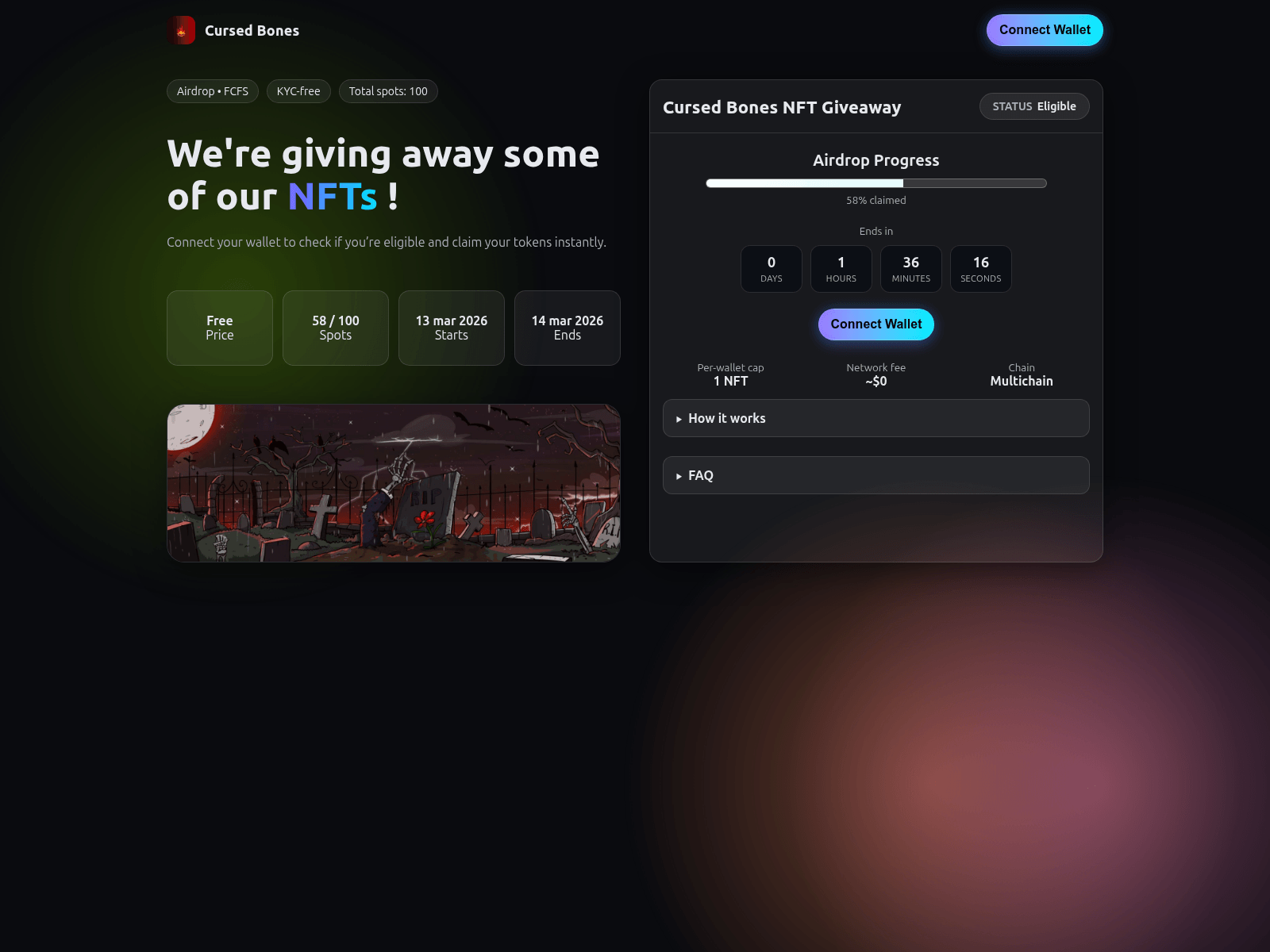 Screenshot of cursedbones.xyz