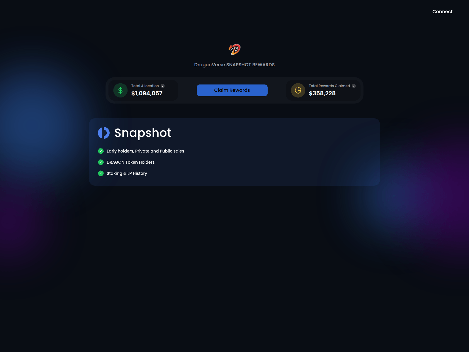 Screenshot of dragonverse.live