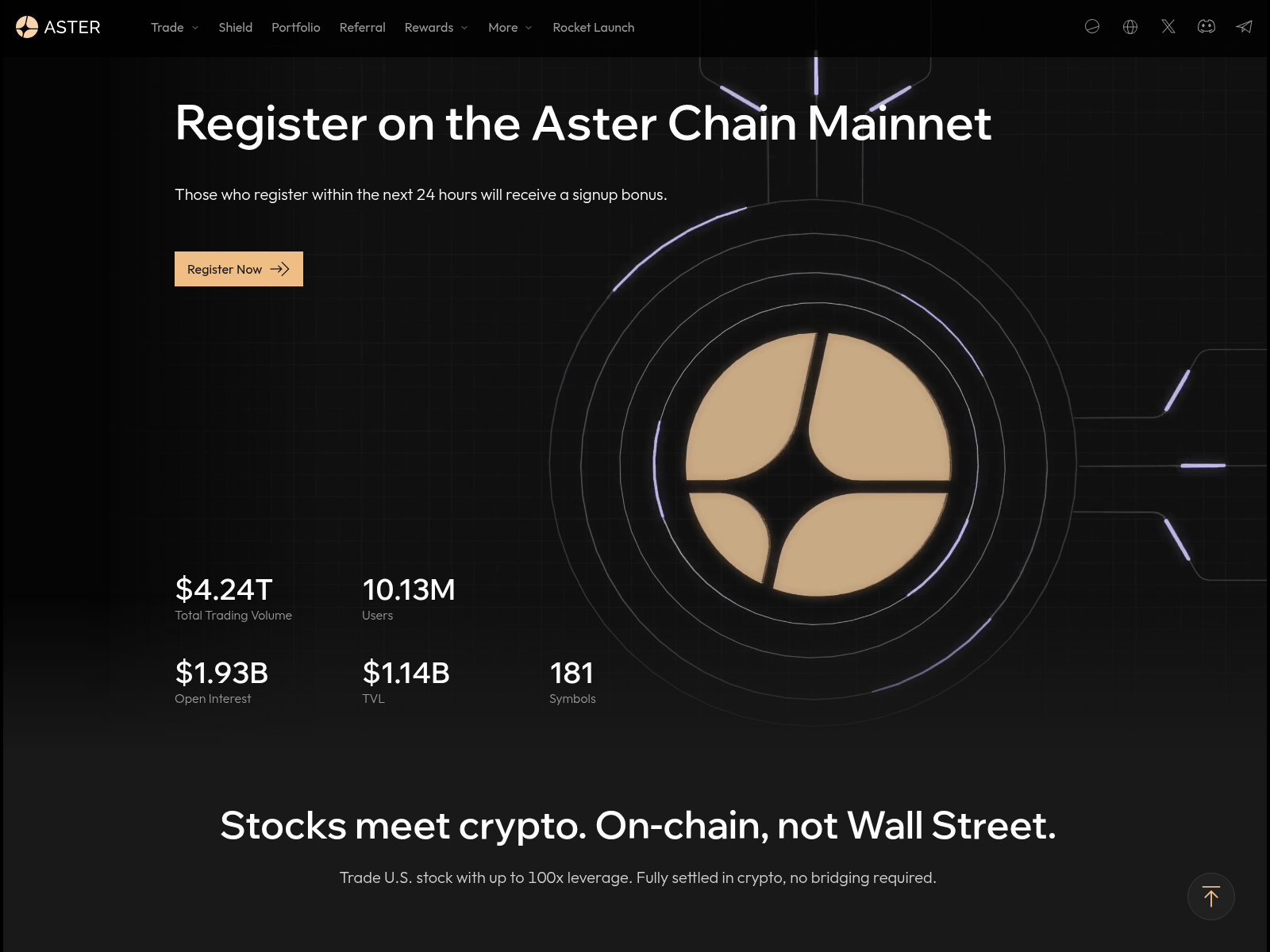 Forensic screenshot of register-asterdex.app