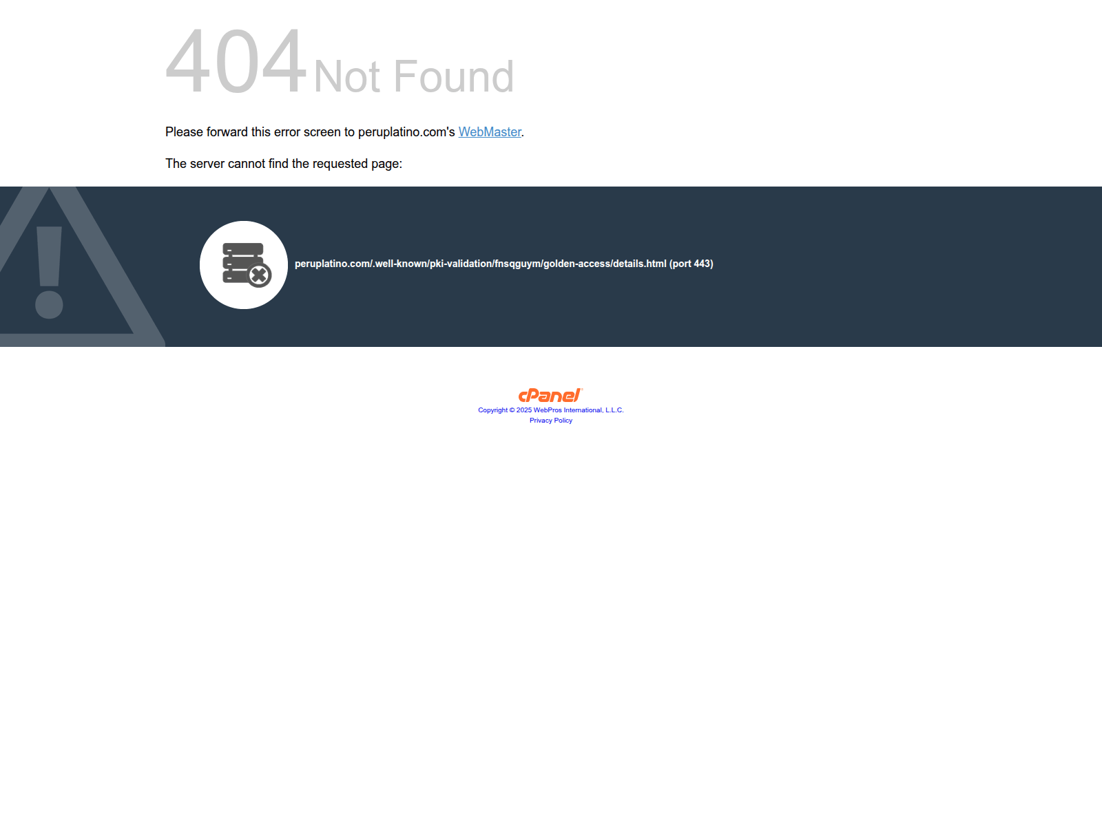 Screenshot of peruplatino.com