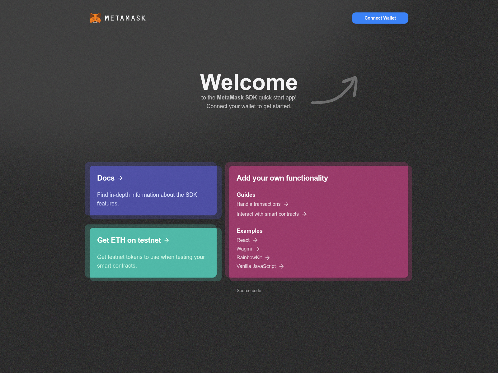 Screenshot of metamask-wagmi-demo.vercel.app