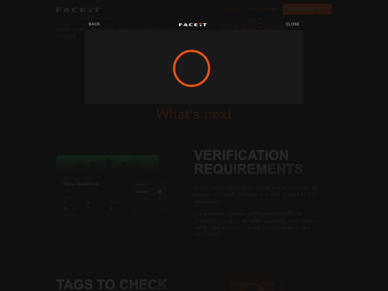 Forensic screenshot of verefication.com