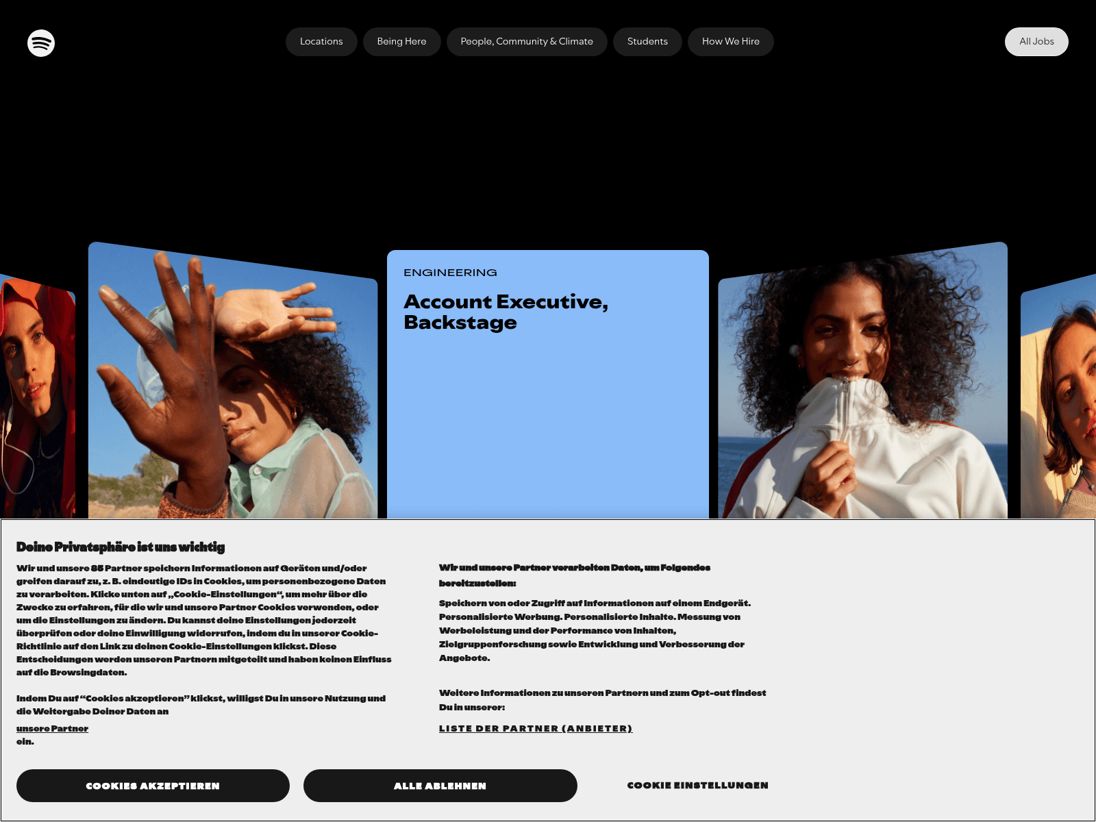 Screenshot of lifeatspotify.com