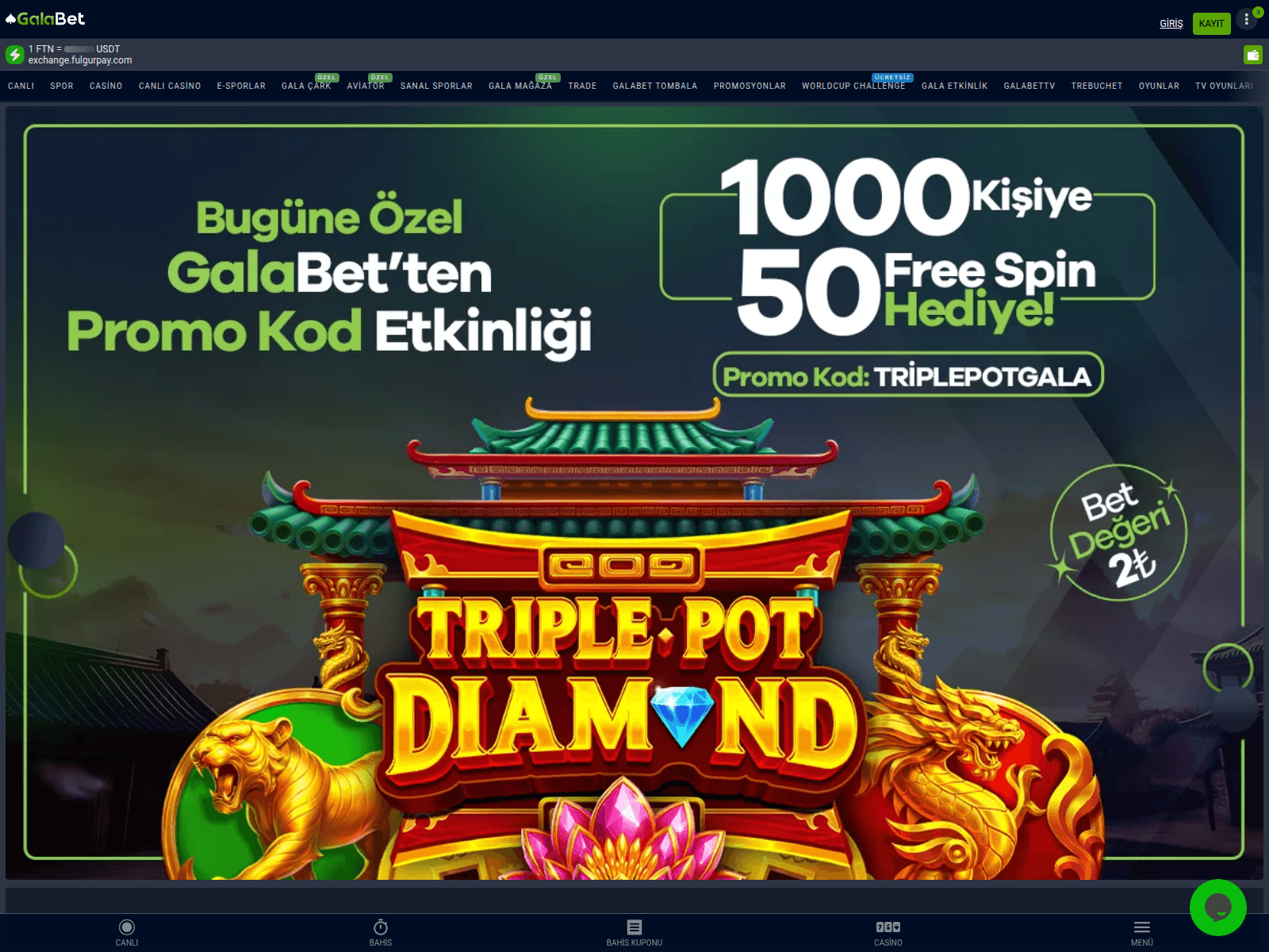 Screenshot of galabet3055.com