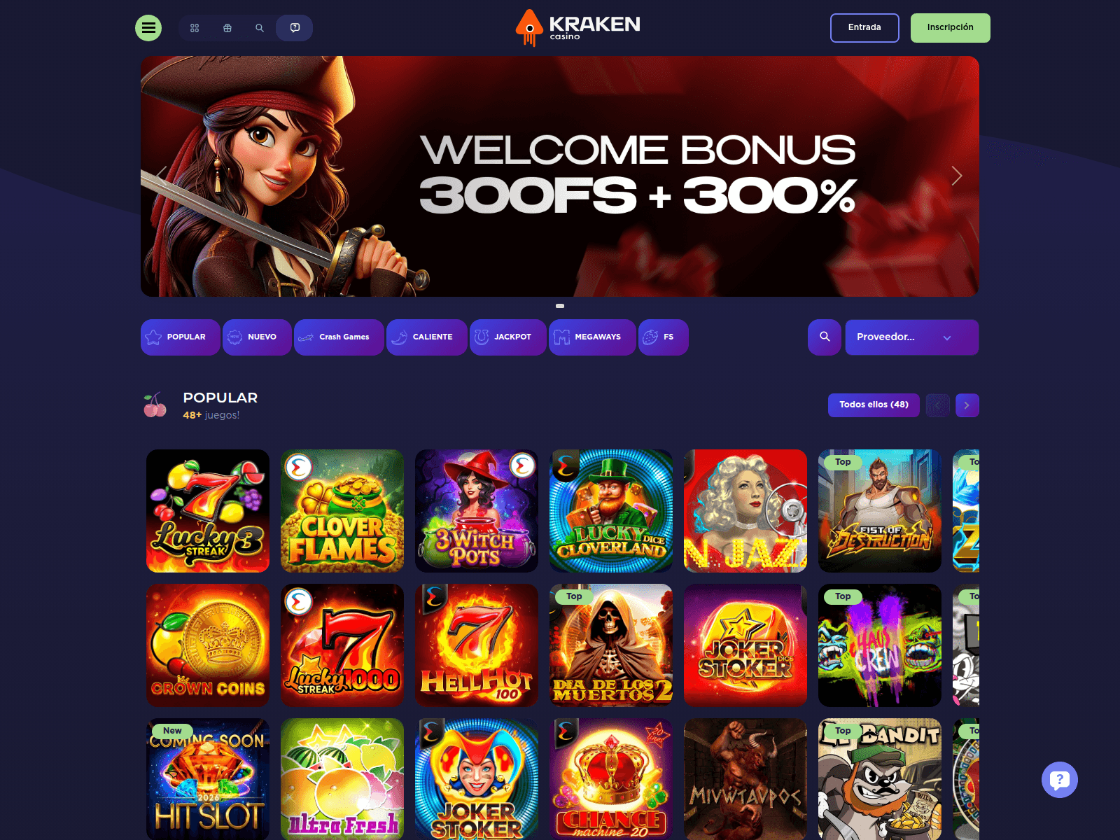 Screenshot of krakenfn.com