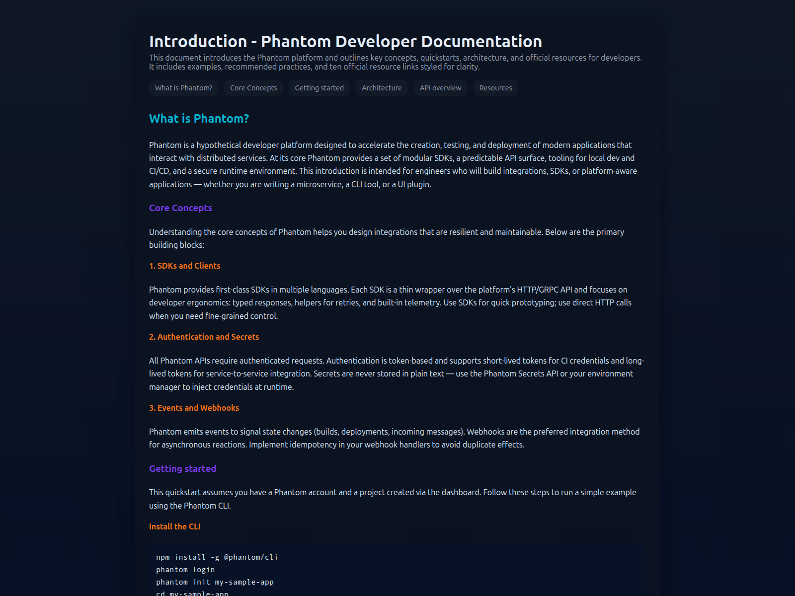 Forensic screenshot of io-docsphantom.pages.dev