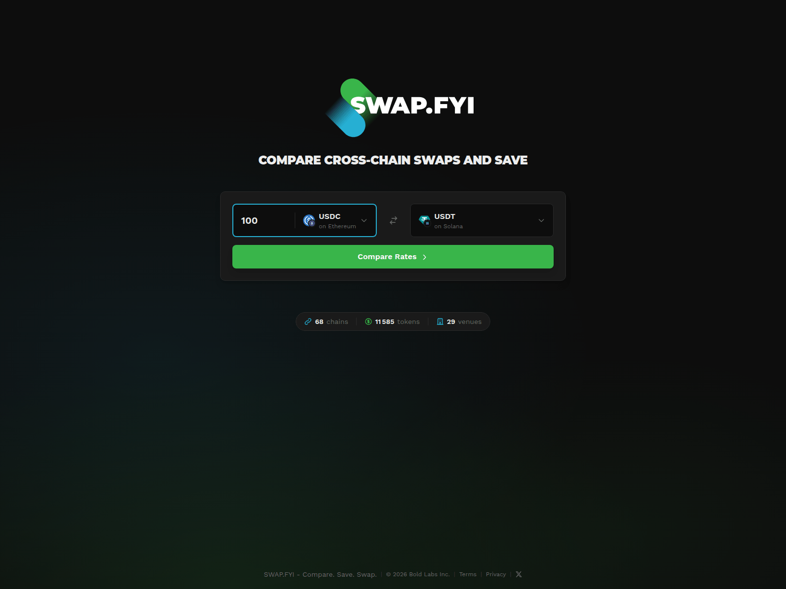 Forensic screenshot of swap.fyi