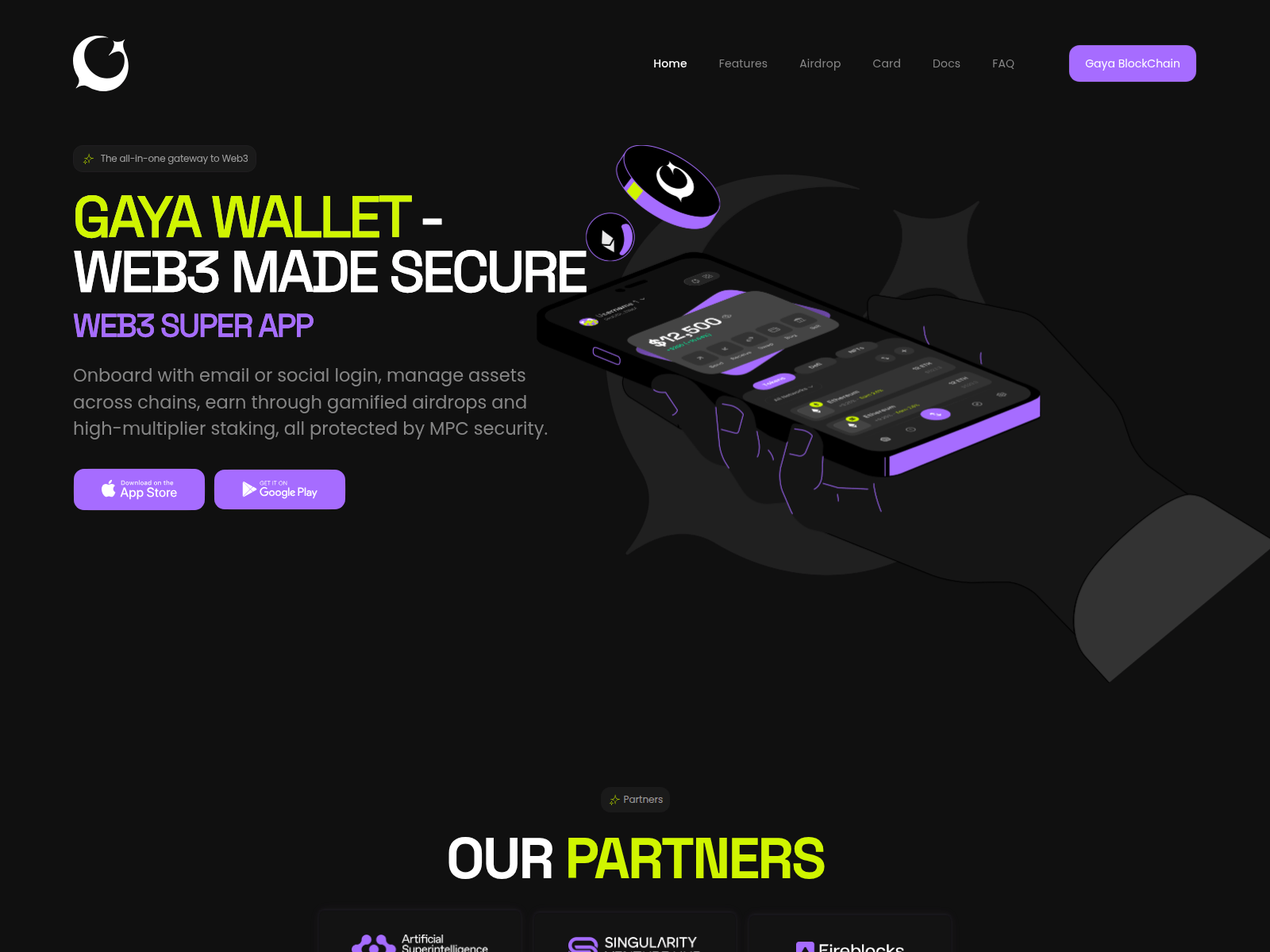 Forensic screenshot of gayawallet.com