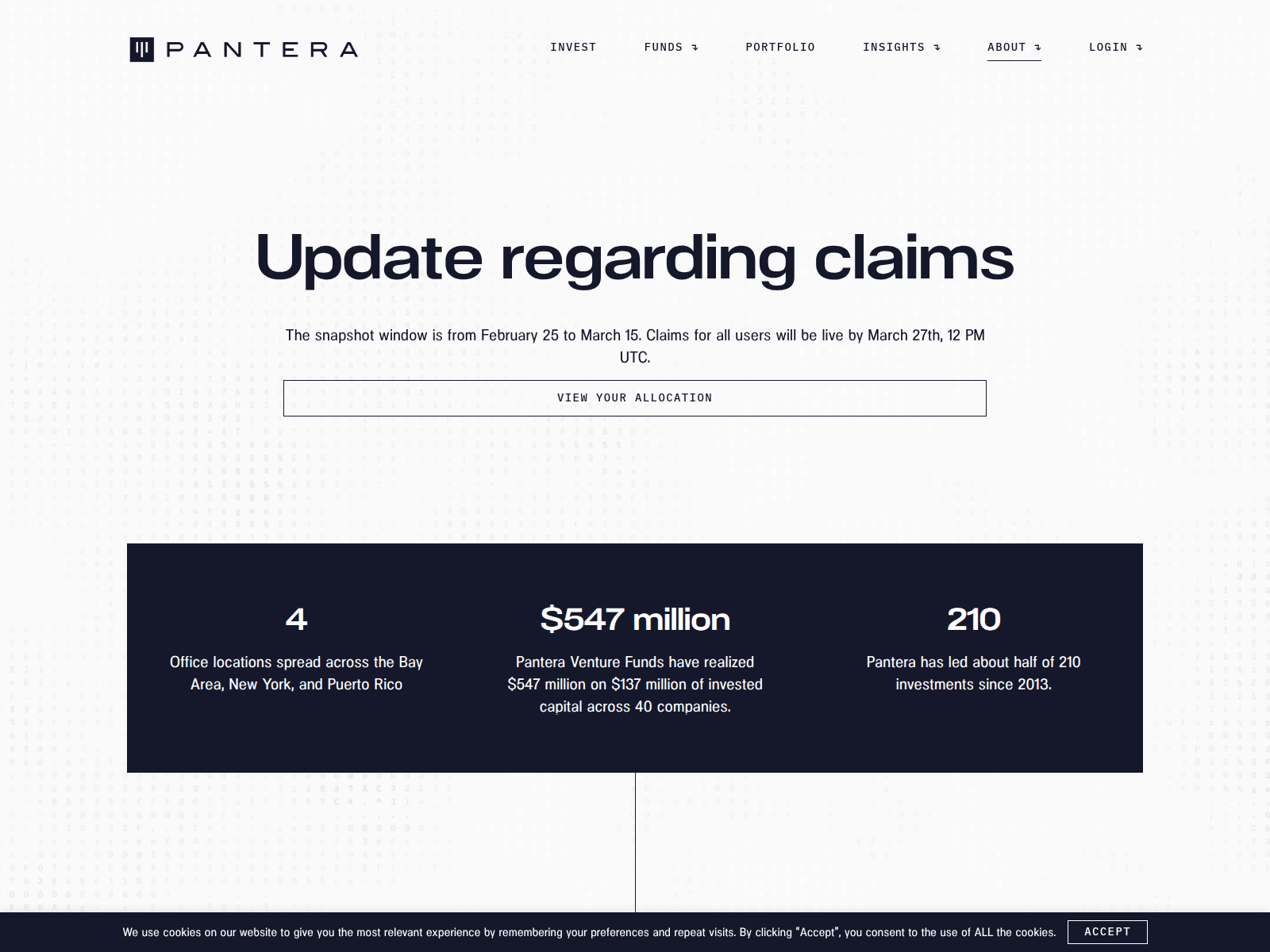 Screenshot of app-panteracapital.xyz