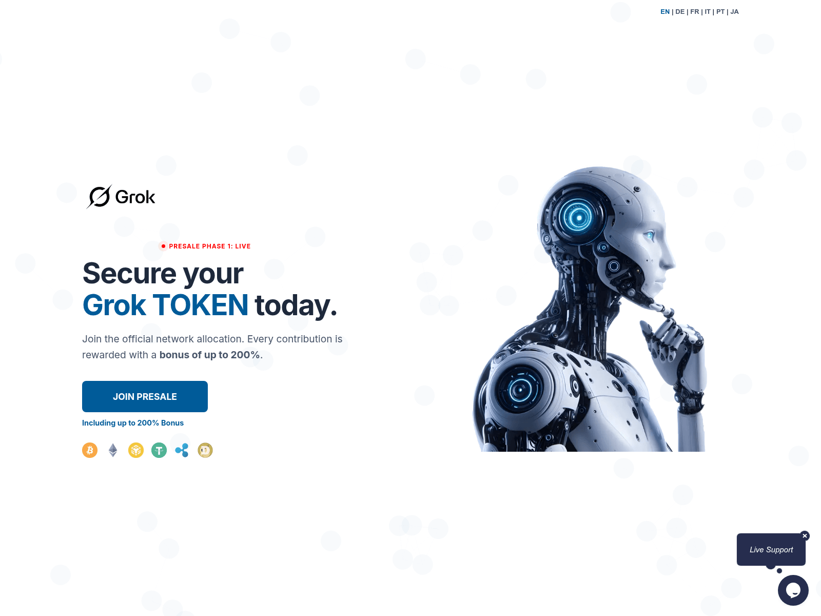 Screenshot of grok49k.tech