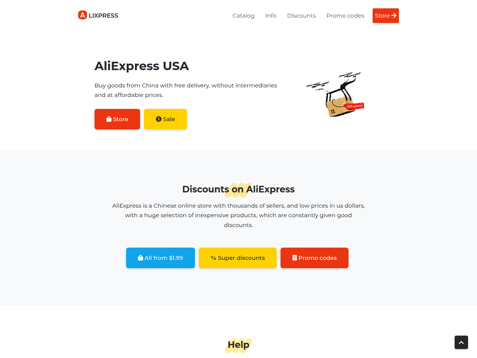 Screenshot of aliexpress-usa.com