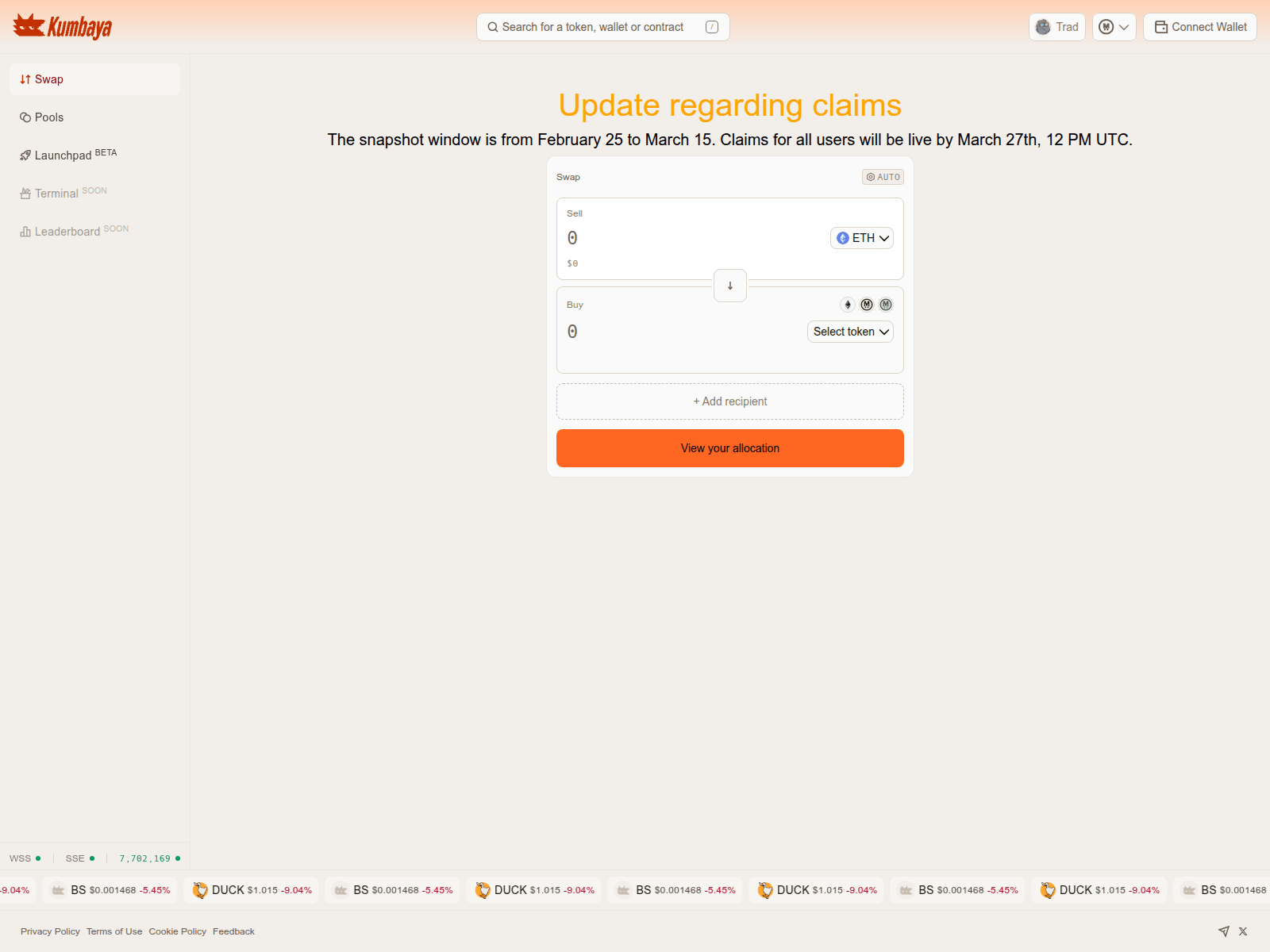 Forensic screenshot of enter-kumbaya.xyz